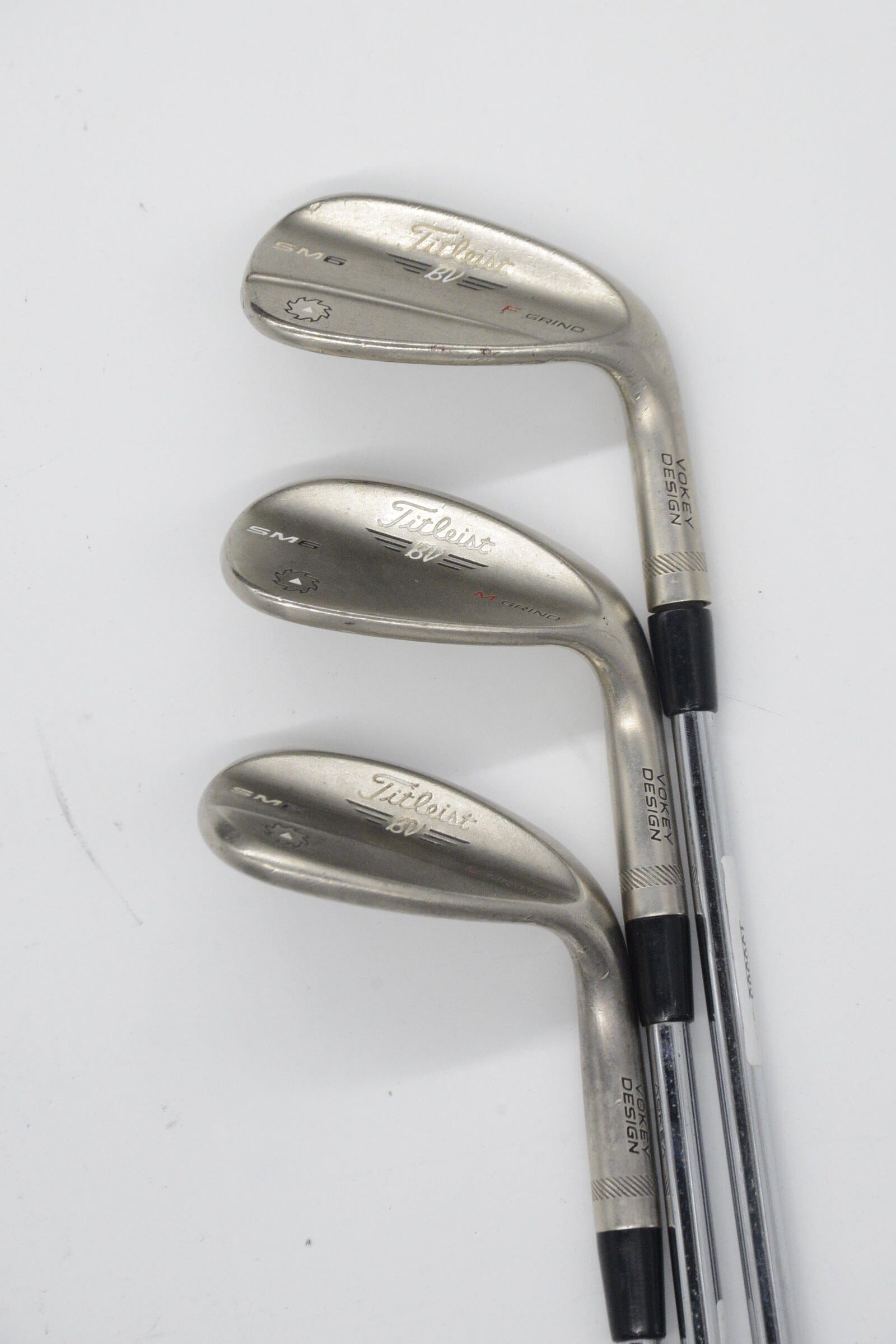 Titleist Vokey SM6 Steel Gray 52, 56, 60 Degree Wedge Set Wedge Flex