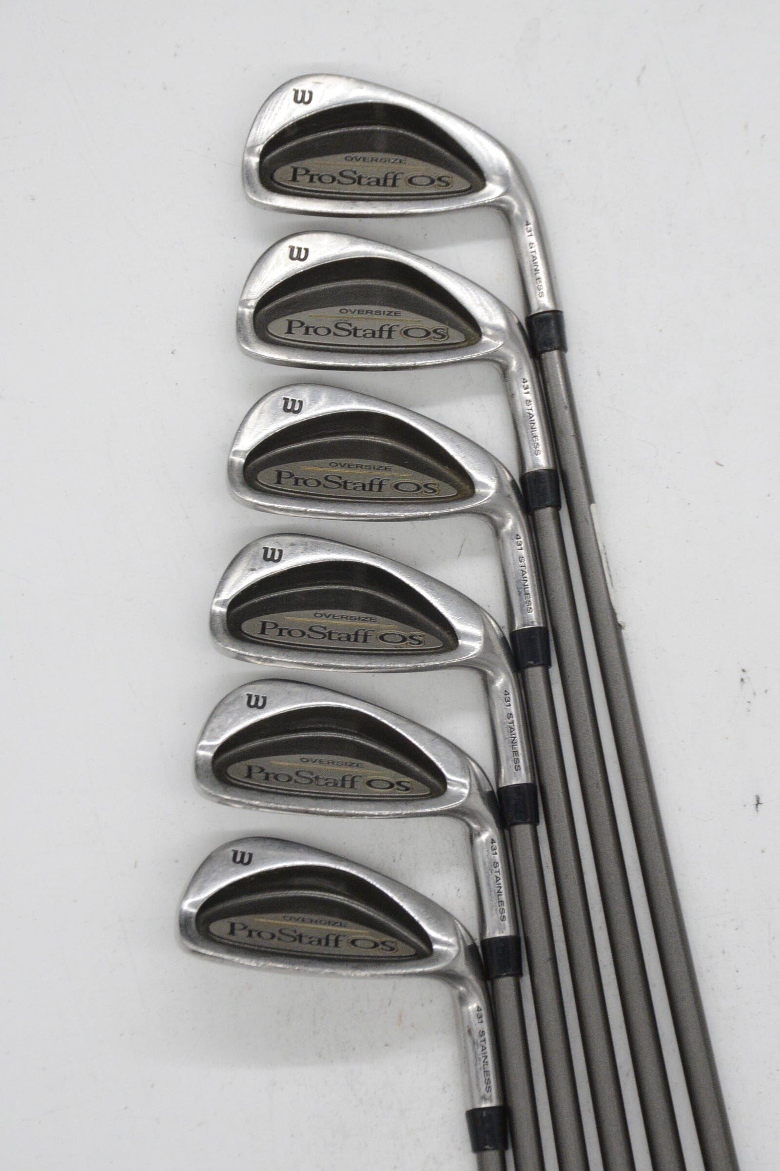 Wilson Pro Staff OS 3-4, 6-9 Iron Set R Flex -0.5" Golf Clubs GolfRoots 