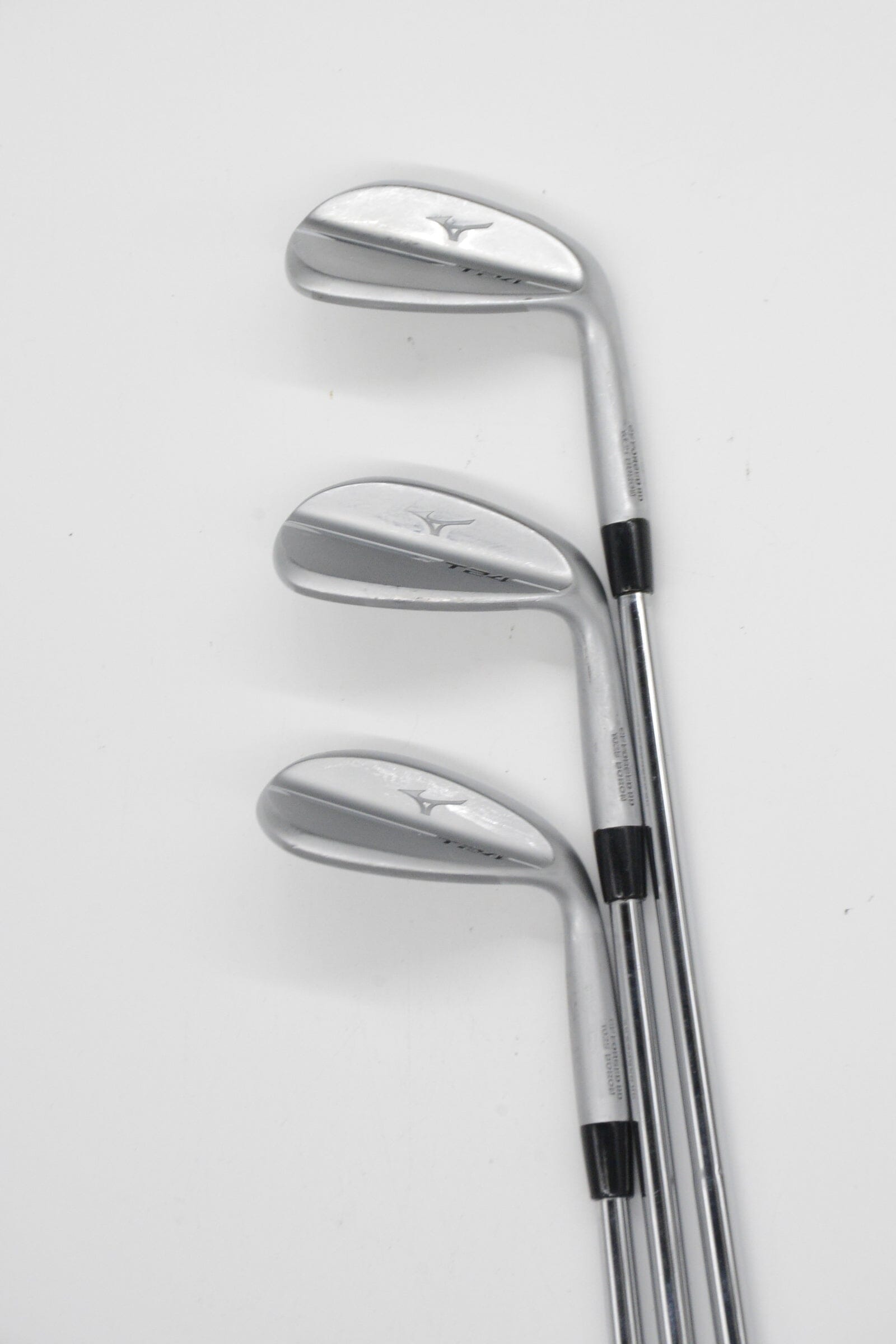 Mizuno T24 Soft White Satin 48, 52, 58 Degree Wedge Set S Flex Golf Clubs GolfRoots 