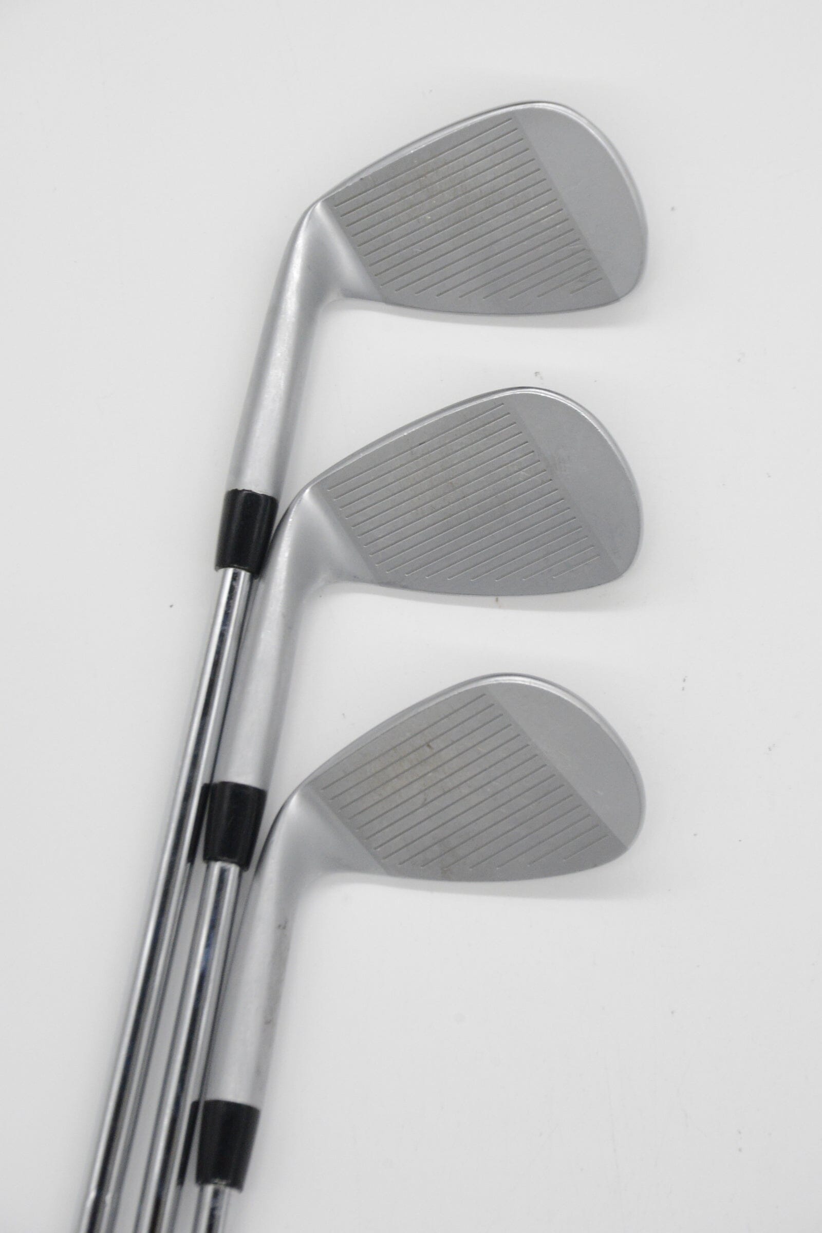 Mizuno T24 Soft White Satin 48, 52, 58 Degree Wedge Set S Flex Golf Clubs GolfRoots 