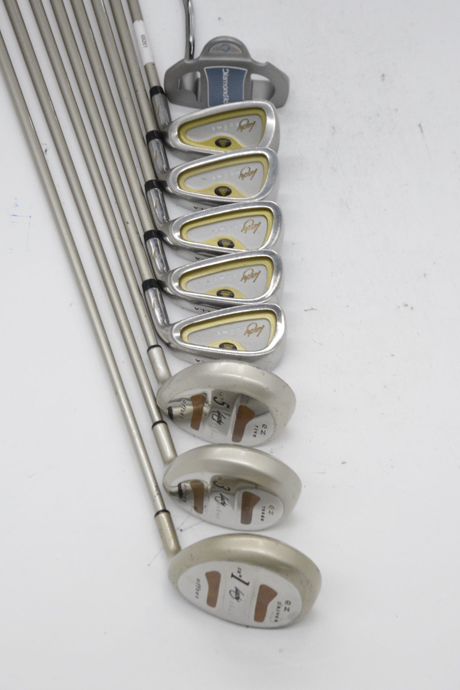 Women's *Dented* La Jolla Lady Accent Mixed Full Set W Flex +0.5" Golf Clubs GolfRoots 