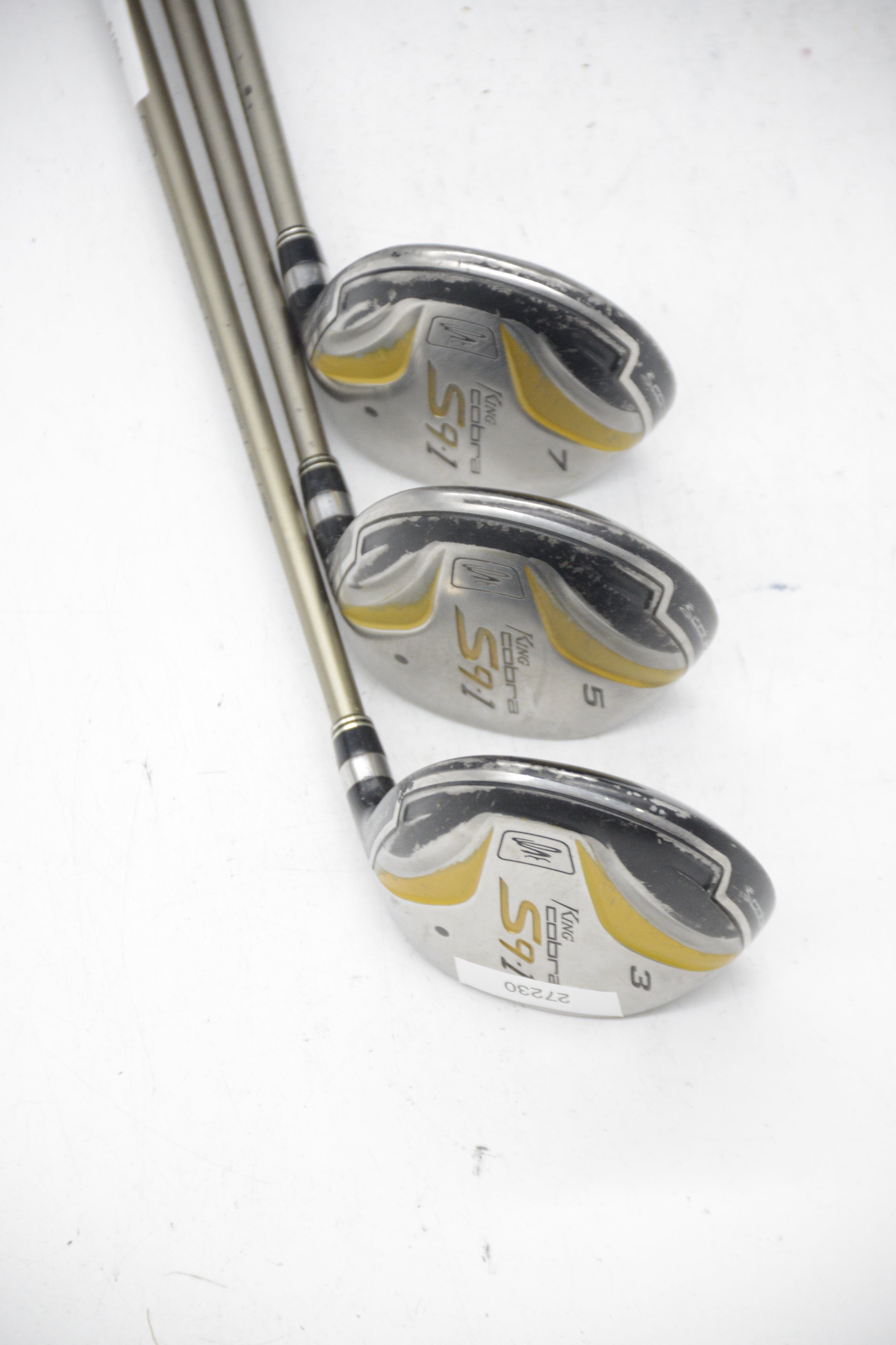 Cobra S9-1 F 3W, 5W, 7W Wood Set SR Flex Golf Clubs GolfRoots 