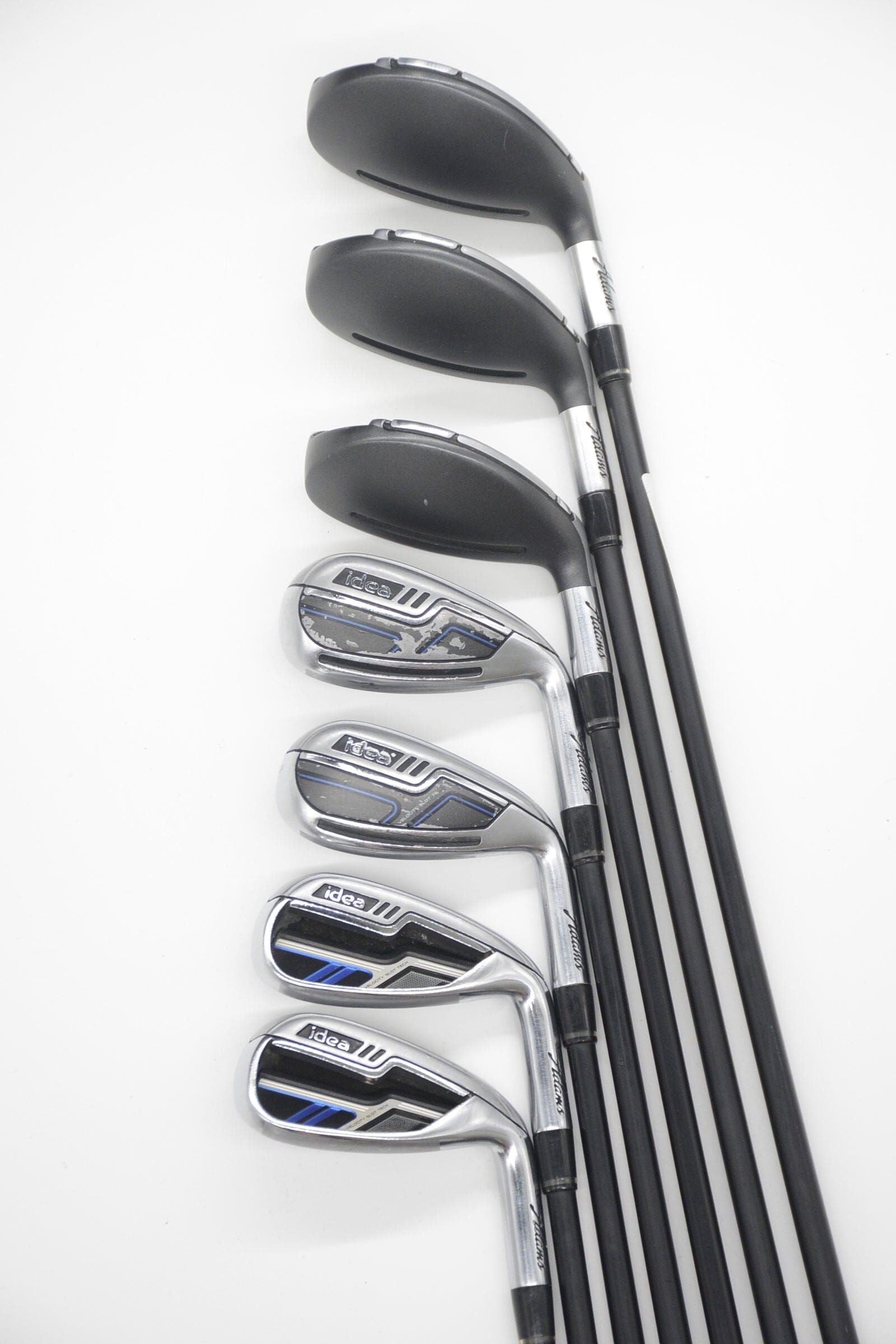 Adams Idea 2014 3H-5H, 6-9 Iron Set R Flex Std Length Golf Clubs GolfRoots 