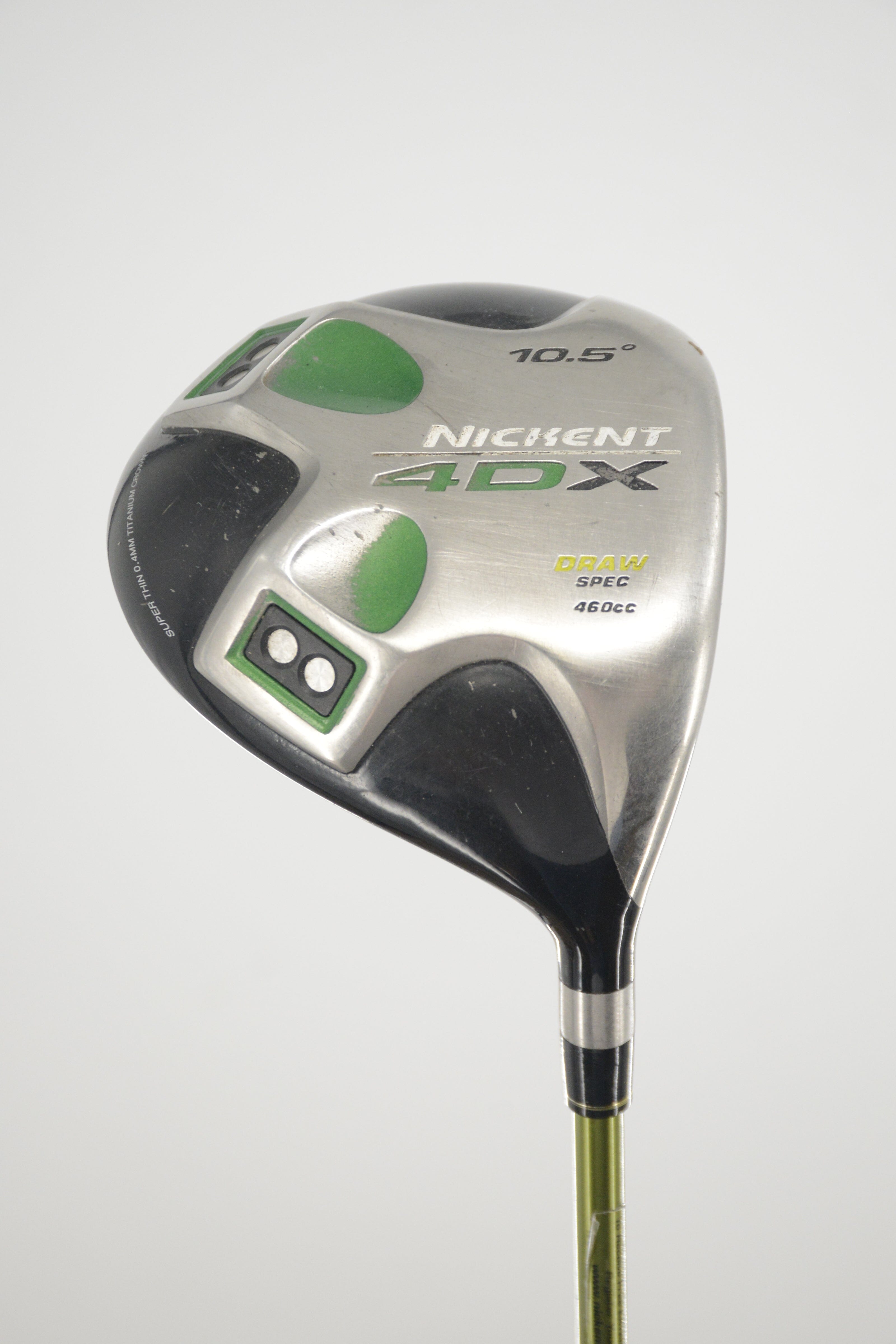 Nickent 4Dx 10.5 Degree Driver S Flex 45.25" Golf Clubs GolfRoots 