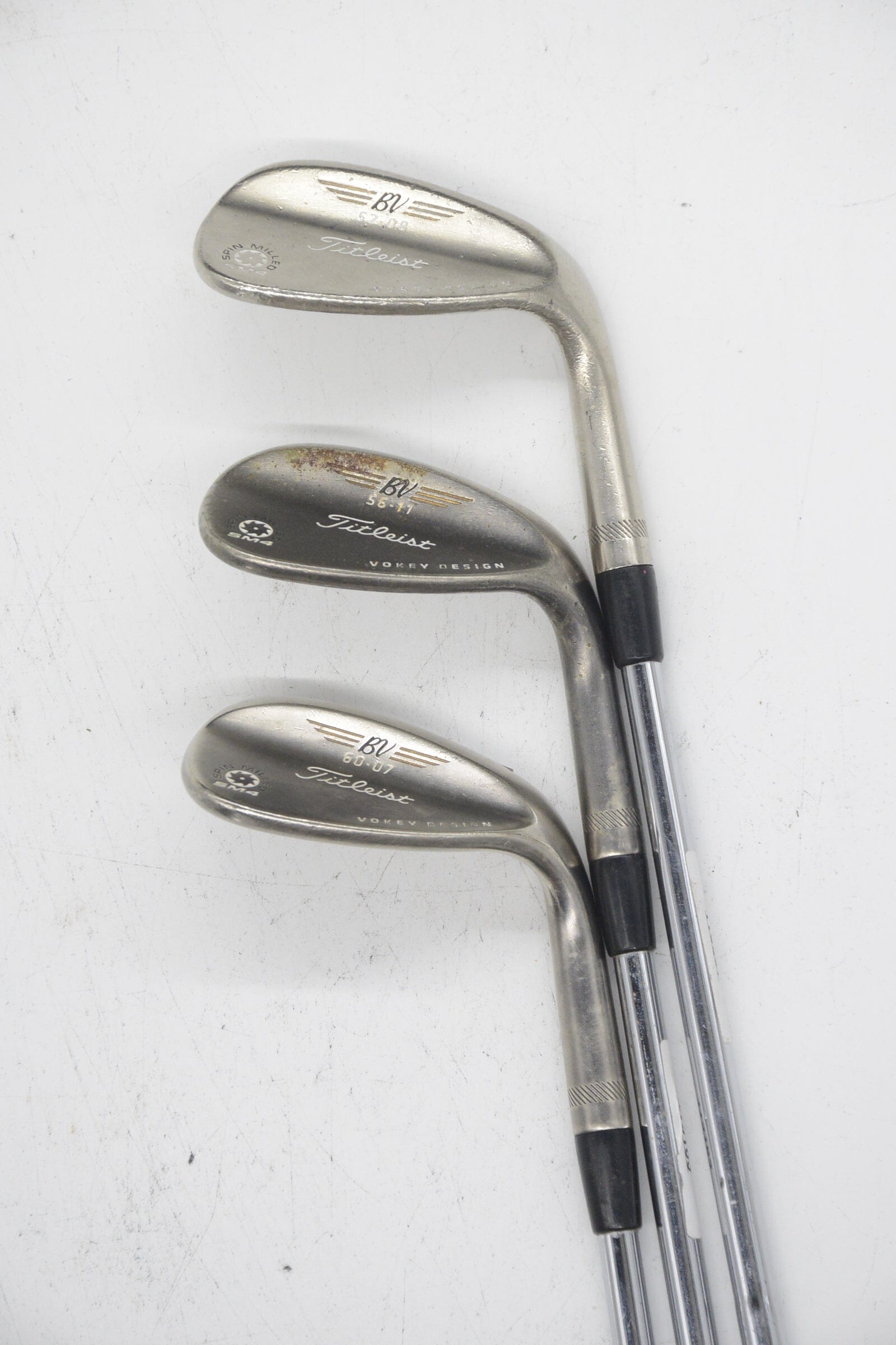 Titleist Vokey SM4 Black Nickel 52, 56, 60 Degree Wedge Set Wedge Flex Golf Clubs GolfRoots 