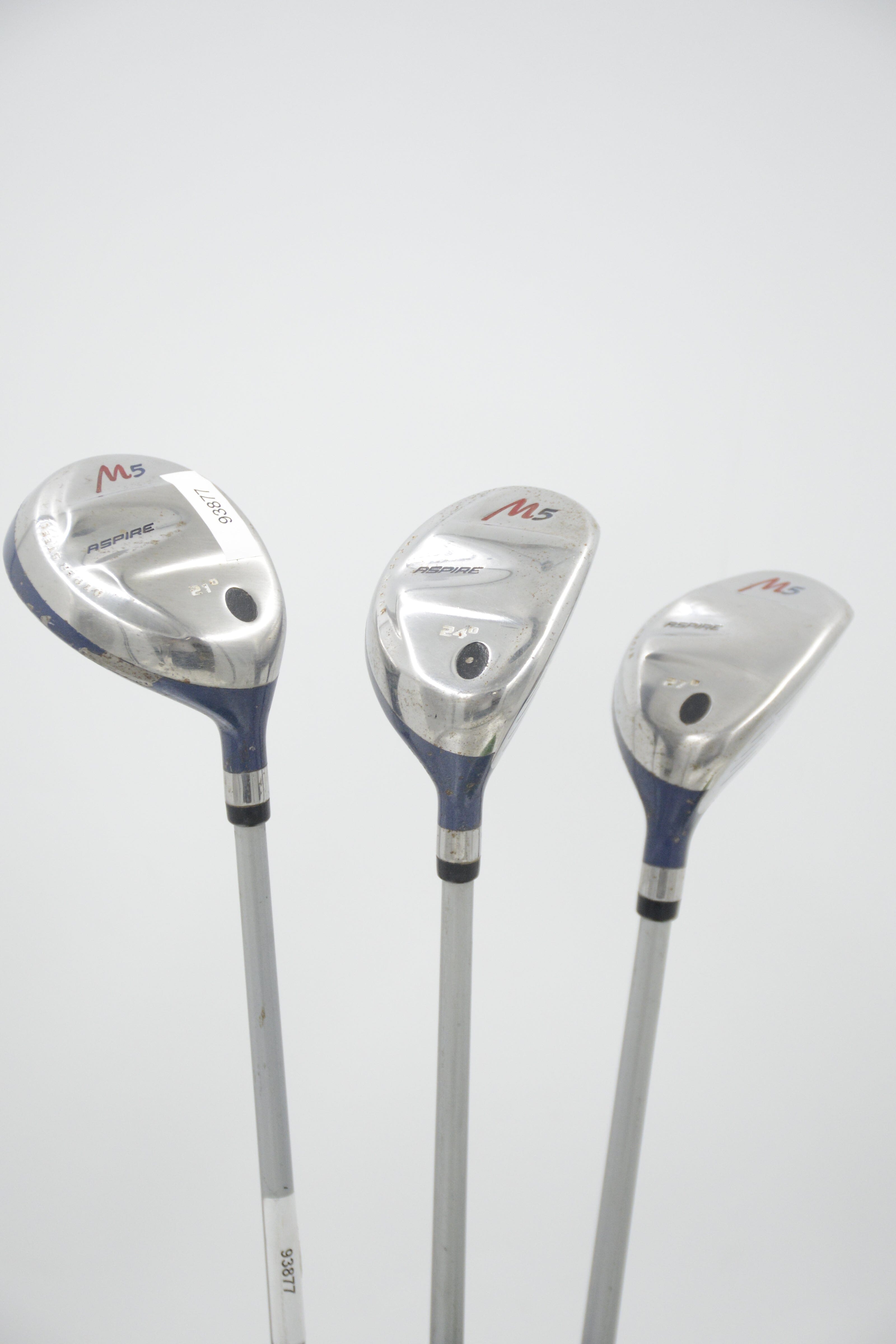 Women's Aspire M5 4H, 5H, 6H Hybrid Set W Flex Golf Clubs GolfRoots 