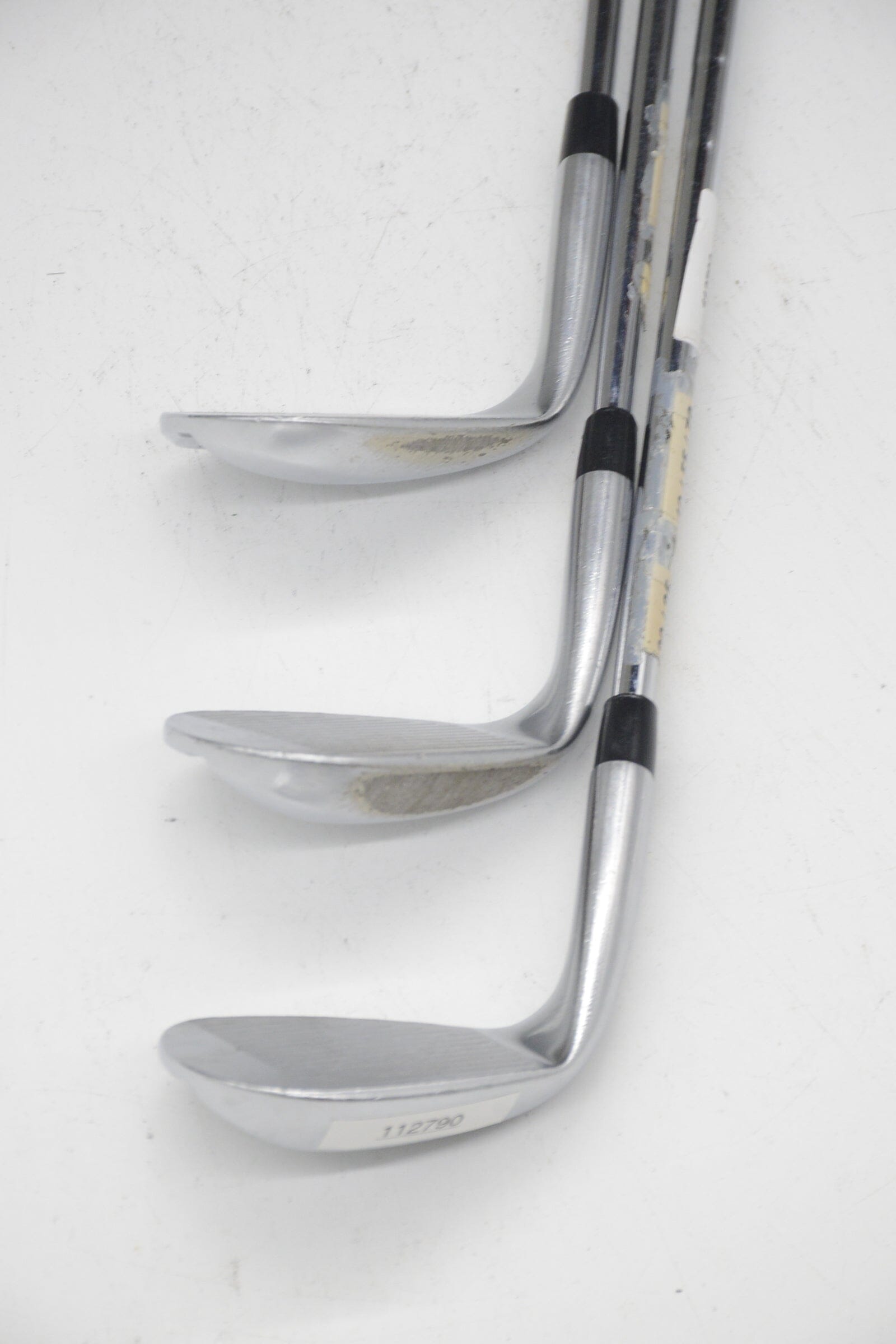 Mizuno S18 White Satin 49, 54, 60 Degree Wedge Set S Flex Golf Clubs GolfRoots 