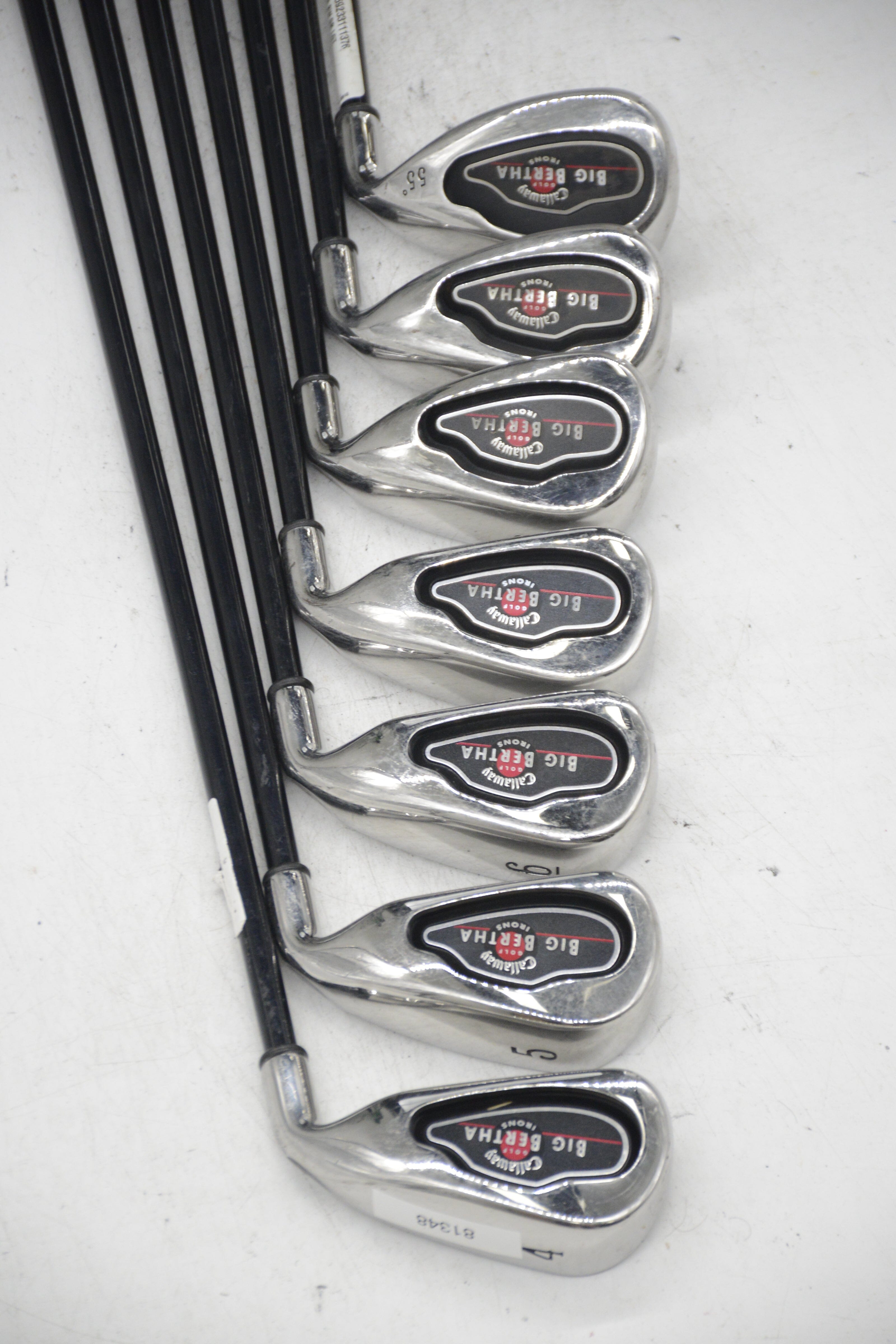 Callaway Big Bertha 2004 4-7, 9-PW, SW Iron Set SR Flex -0.5" Golf Clubs GolfRoots 