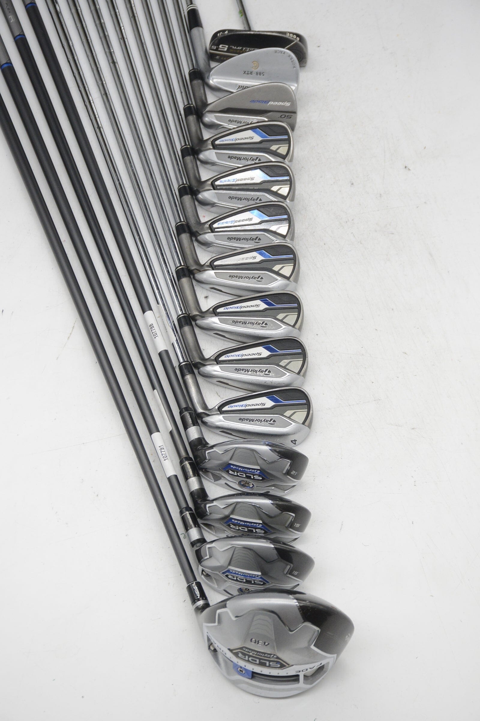 TaylorMade Speedblade Mixed Full Set R Flex +0.5" Golf Clubs GolfRoots 
