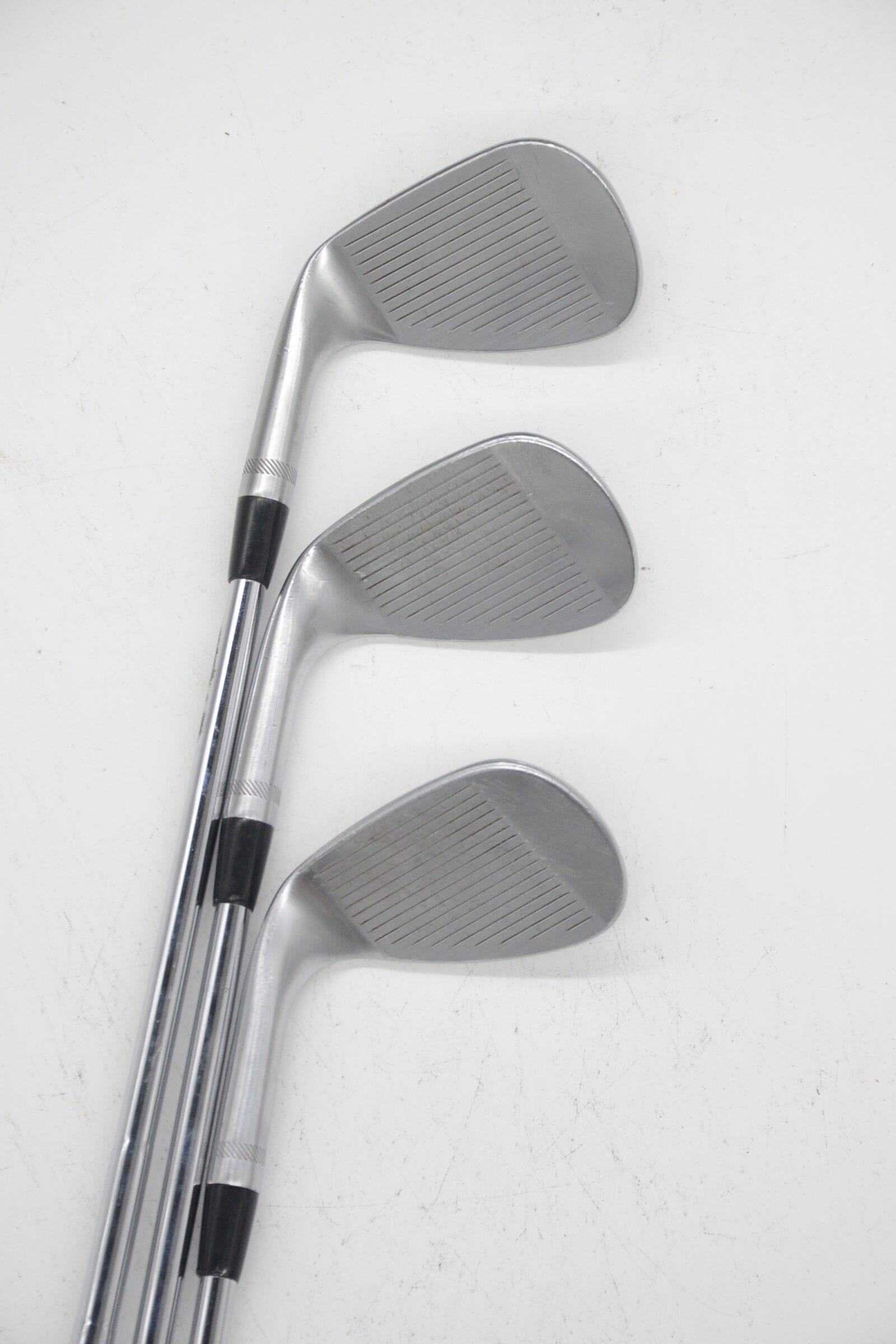 Titleist Vokey SM9 Tour Chrome 52, 56, 60 Degree Wedge Set S Flex Golf Clubs GolfRoots 