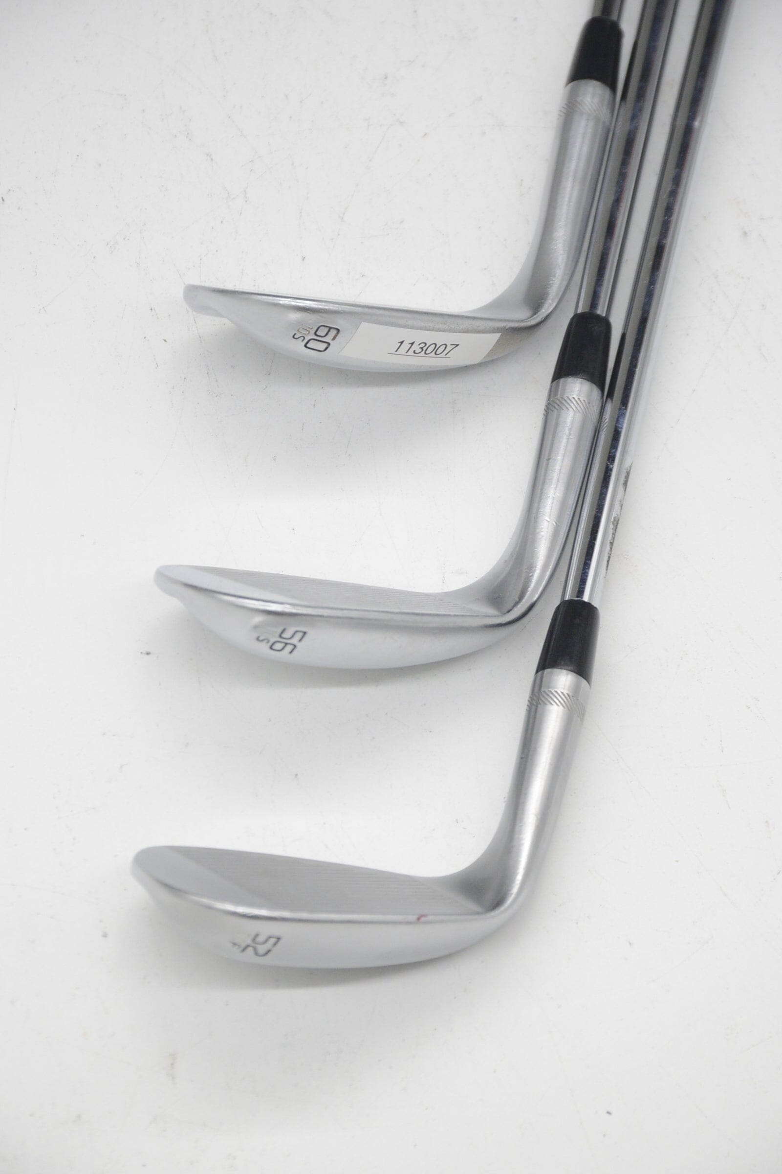 Titleist Vokey SM9 Tour Chrome 52, 56, 60 Degree Wedge Set S Flex Golf Clubs GolfRoots 
