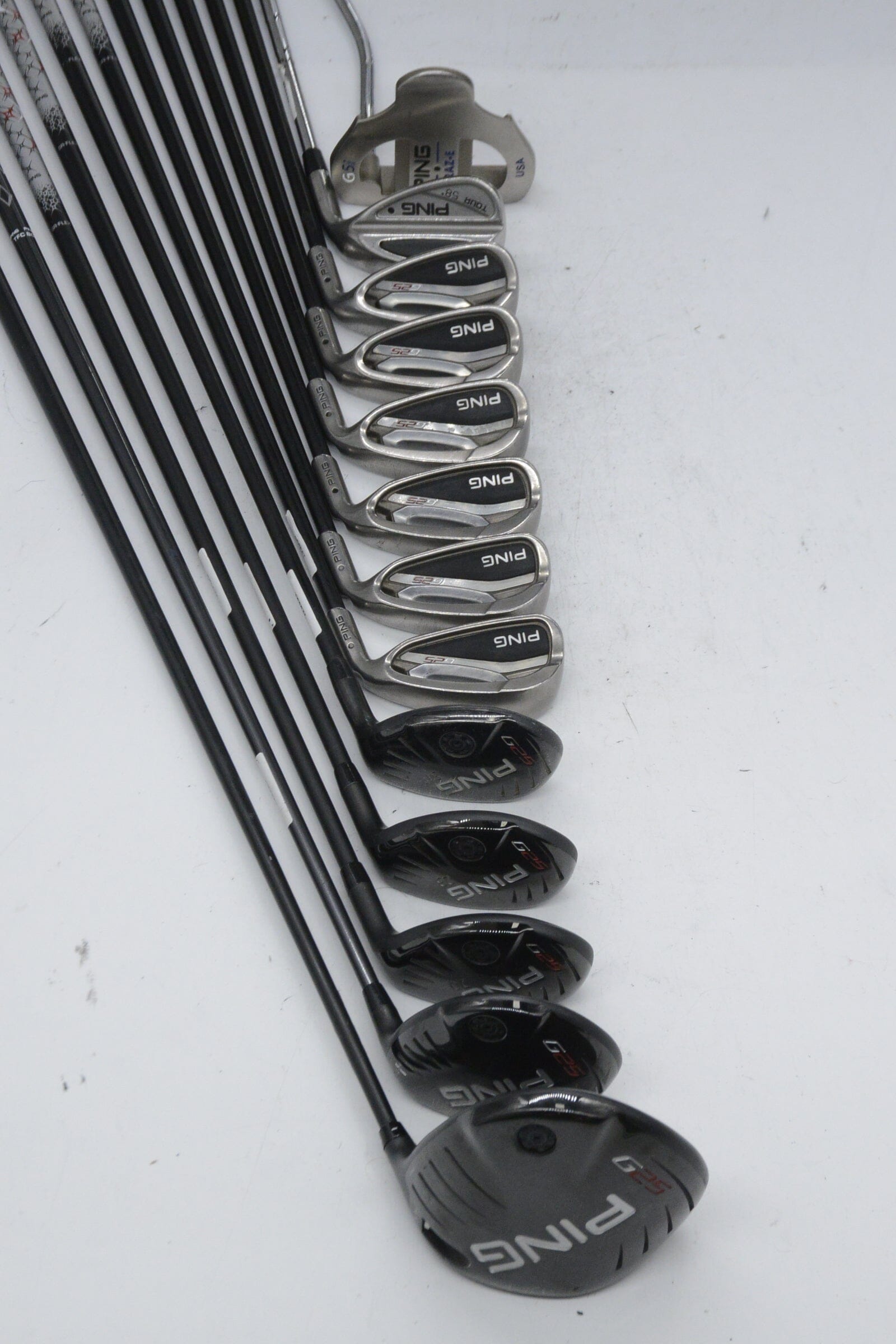 Ping G25 Mixed Full Set SR Flex -1" Golf Clubs GolfRoots 