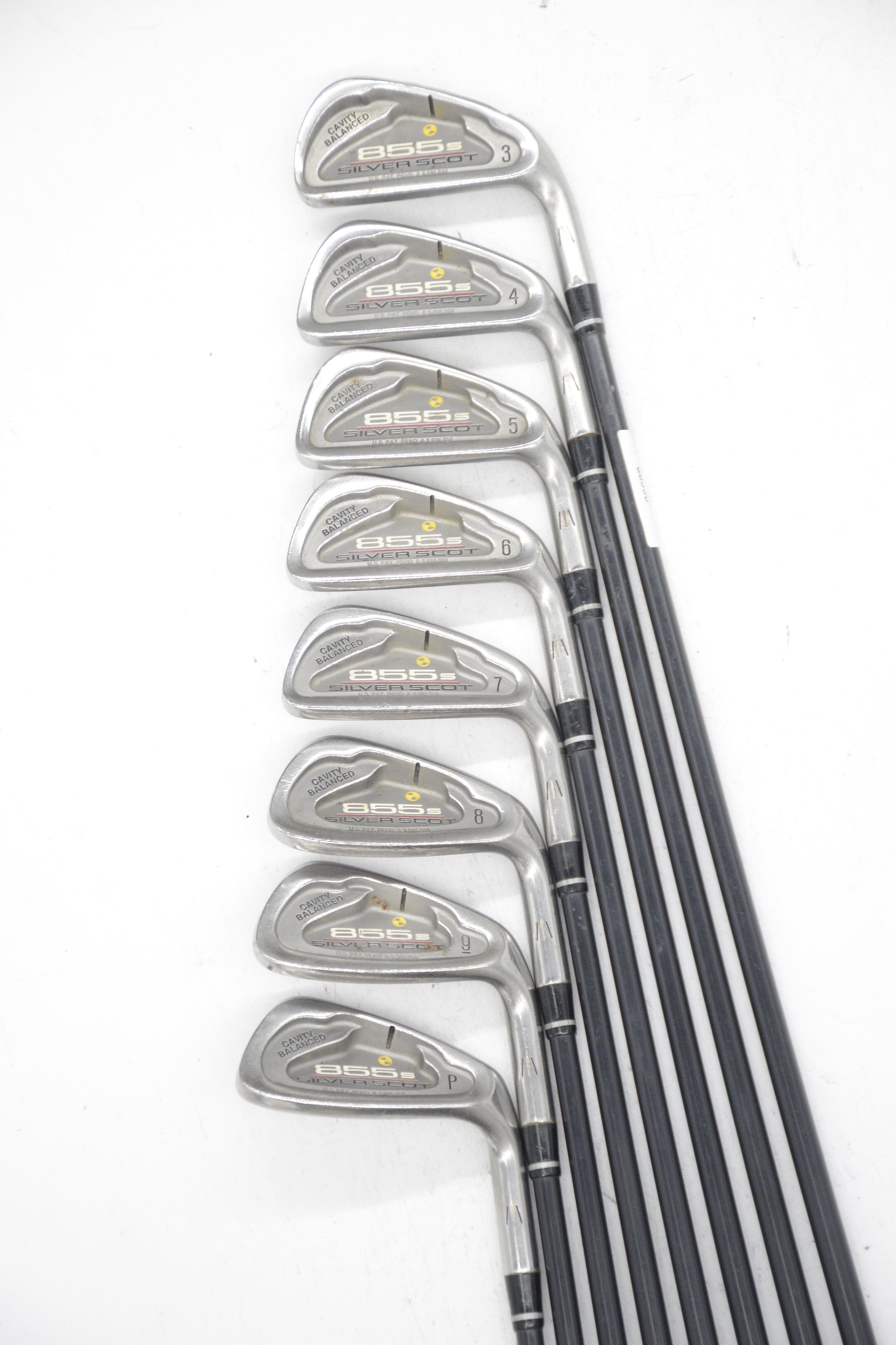 Tommy Armour 855S Silver Scot 3-PW Iron Set R Flex Std Length Golf Clubs GolfRoots 