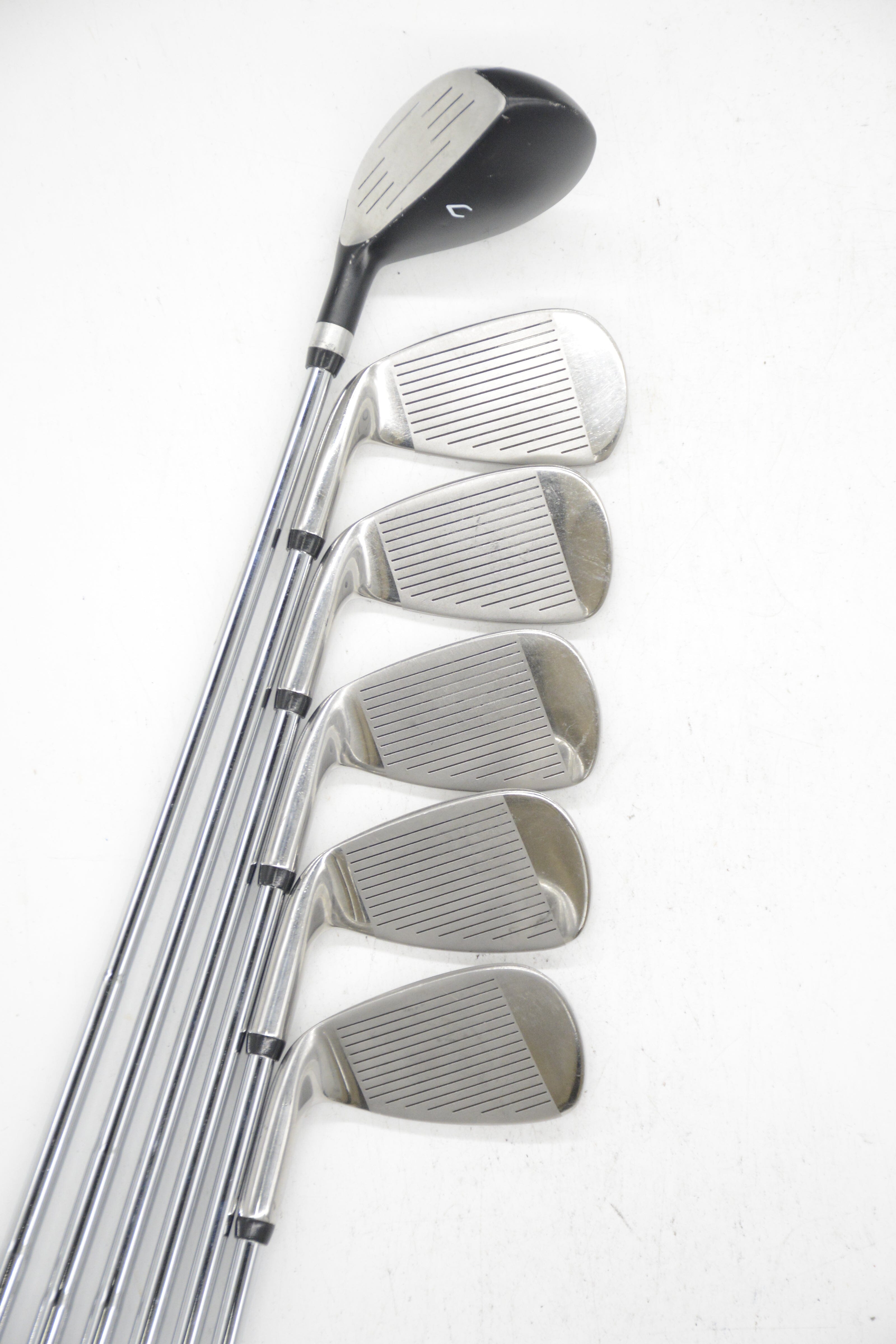 Top Flite Stainless 5-PW Iron Set R Flex Std Length Golf Clubs GolfRoots 