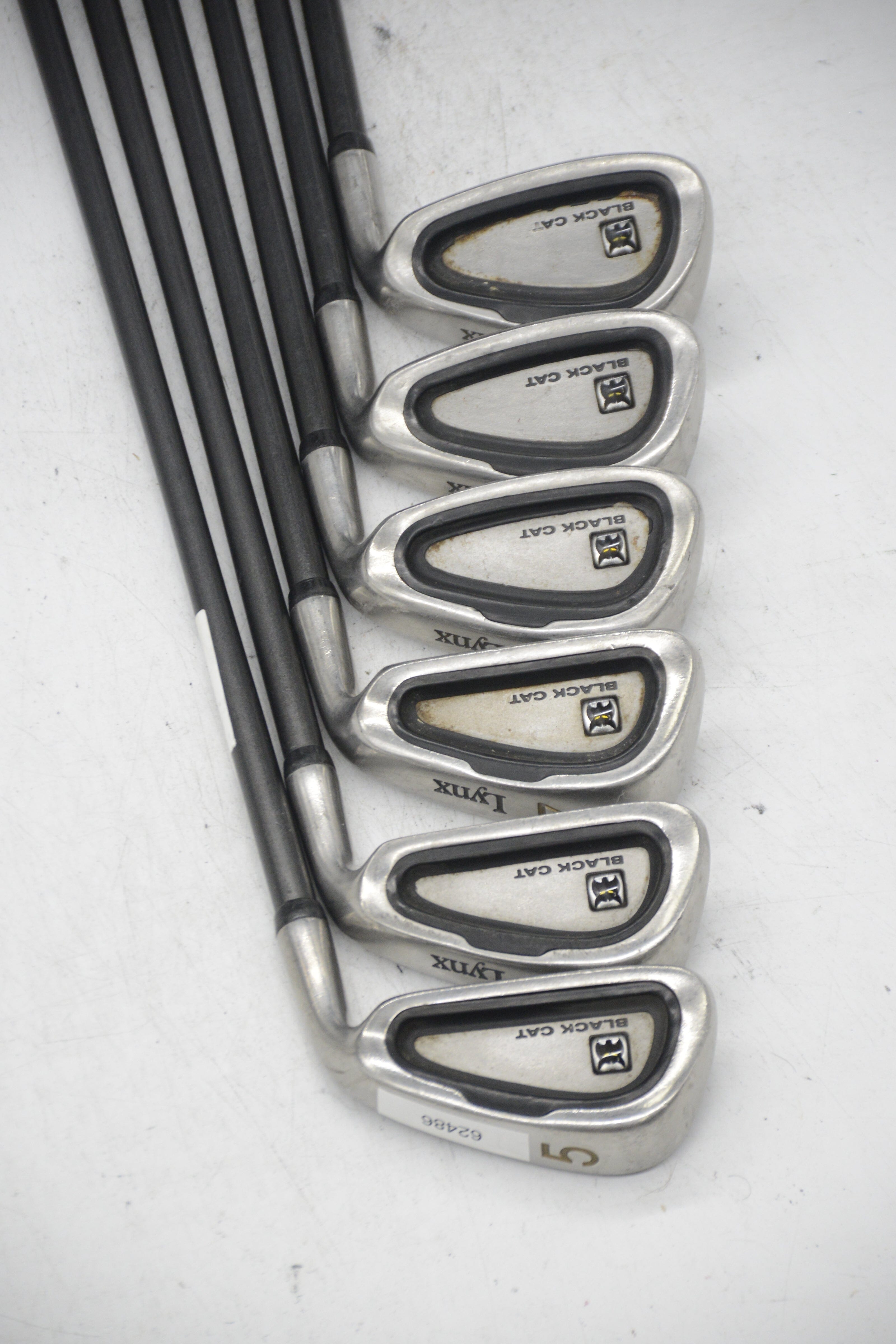 Lynx Black Cat 5-PW Iron Set R Flex -0.25" Golf Clubs GolfRoots 