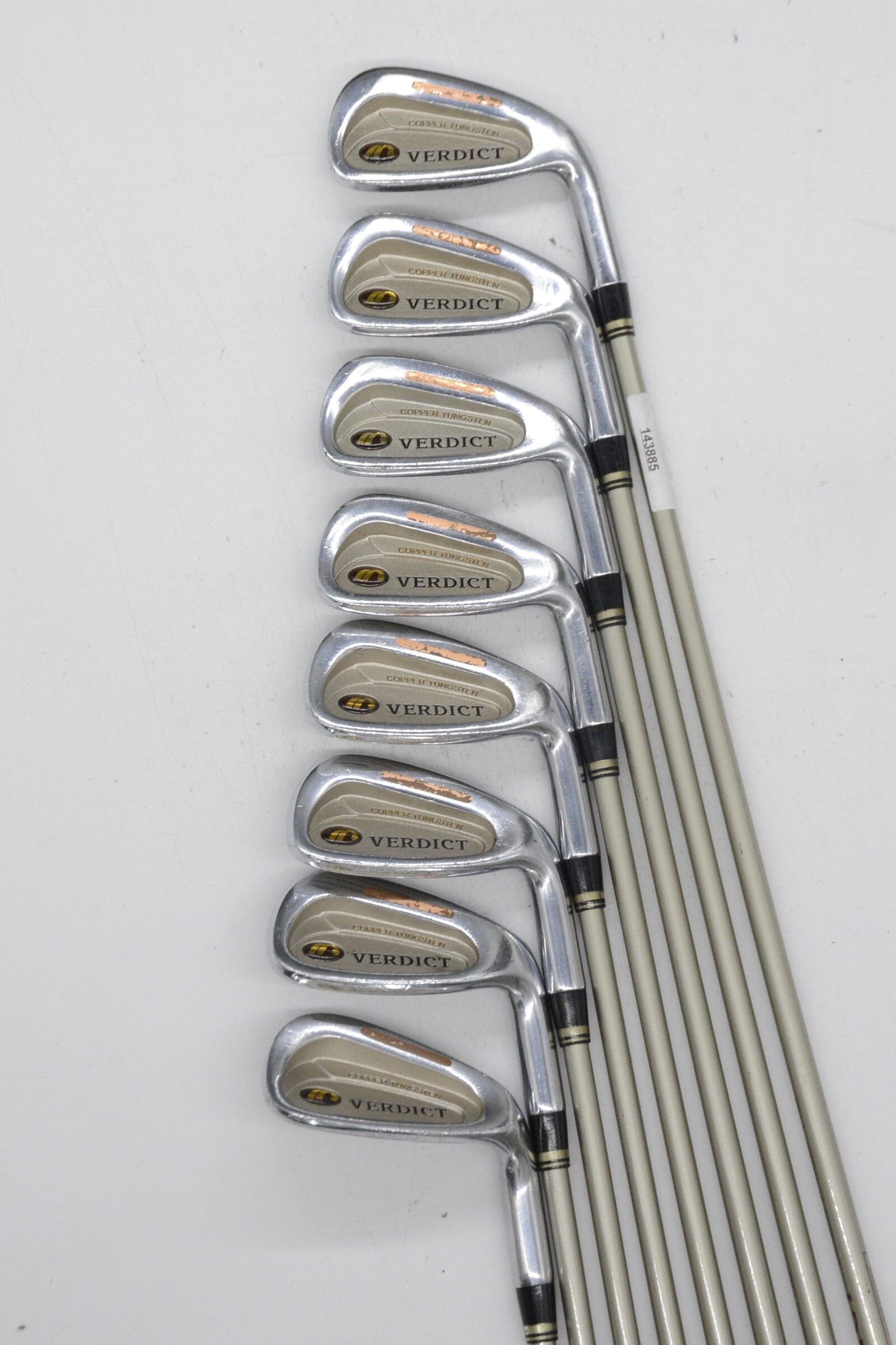 Women's Mitsushiba Verdict 4-PW, SW Iron Set W Flex -0.5" Golf Clubs GolfRoots 