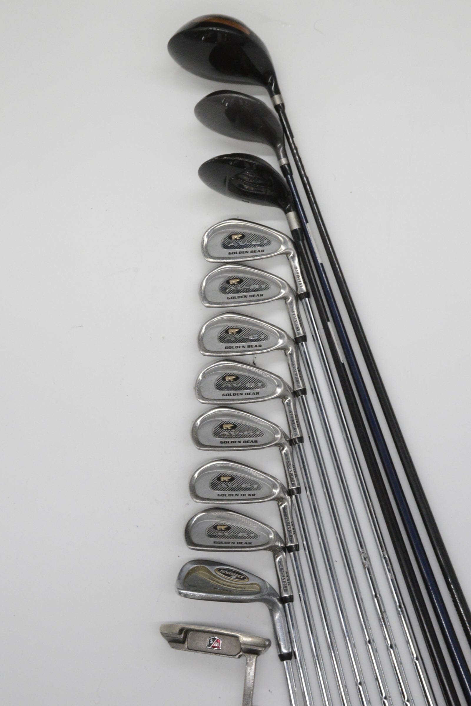 Golden Bear AV-61 Mixed Full Set R Flex -0.5" Golf Clubs GolfRoots 