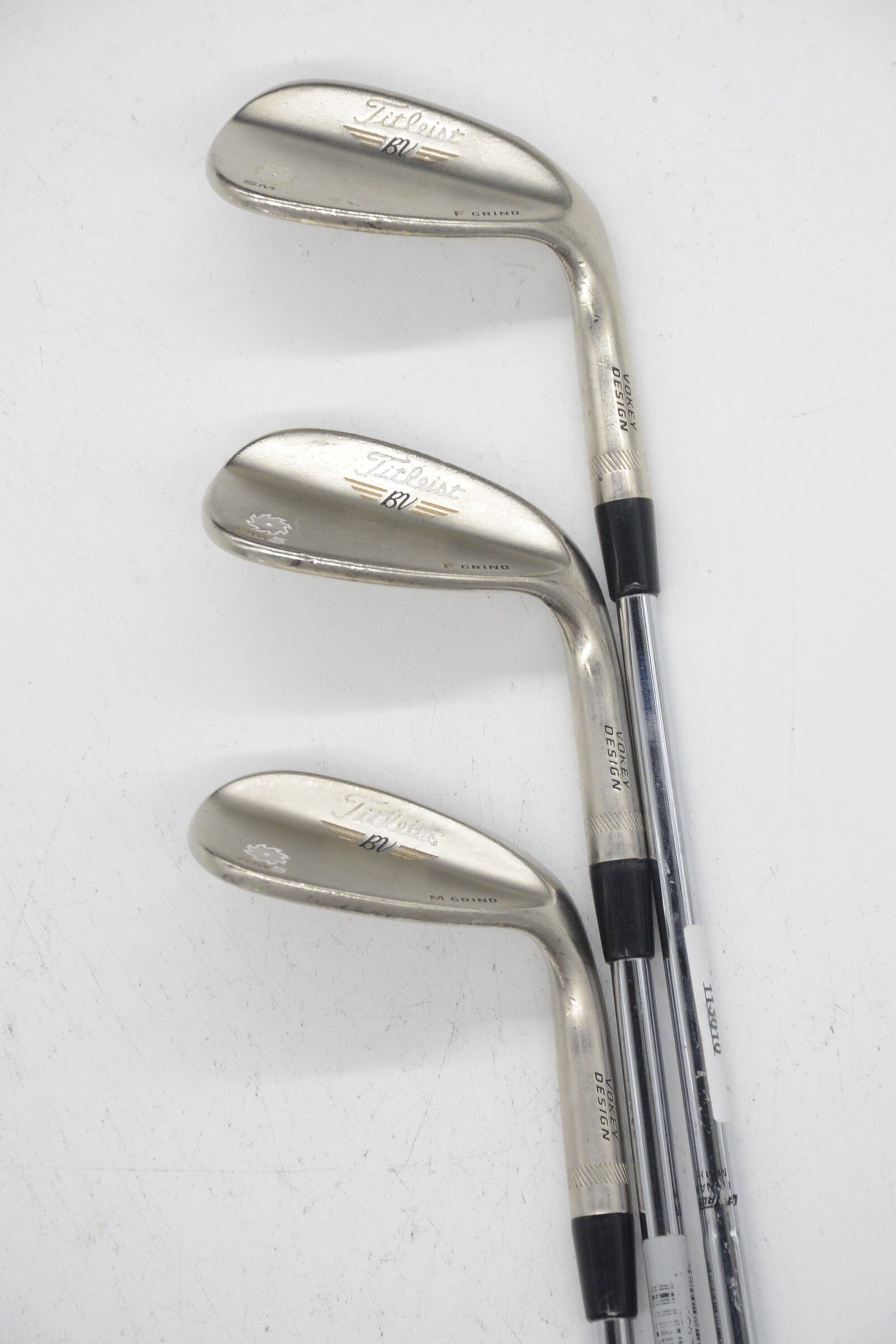 Titleist Vokey SM5 Gold Nickel 52, 56, 60 Degree Wedge Set Wedge Flex Golf Clubs GolfRoots 