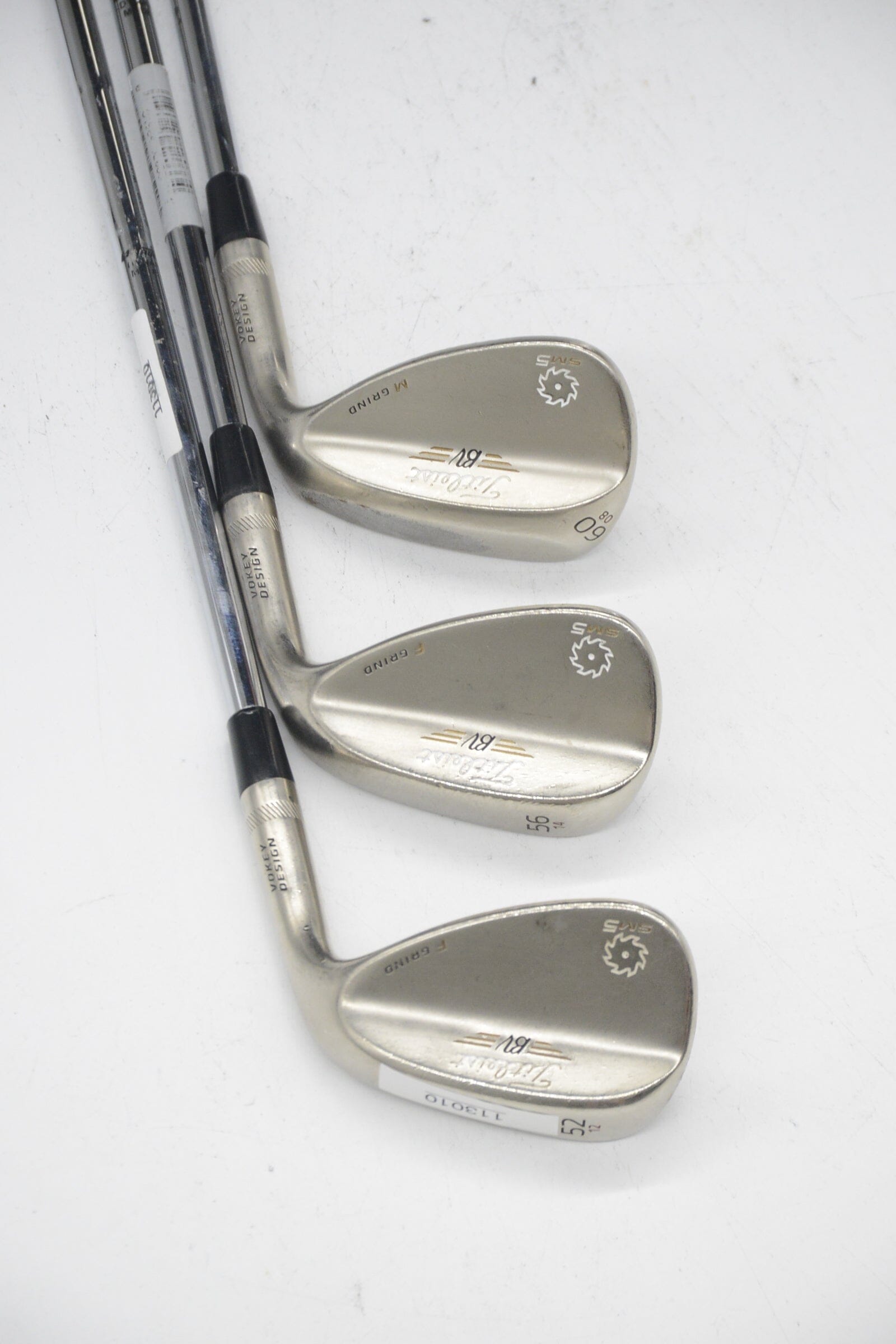 Titleist Vokey SM5 Gold Nickel 52, 56, 60 Degree Wedge Set Wedge Flex Golf Clubs GolfRoots 
