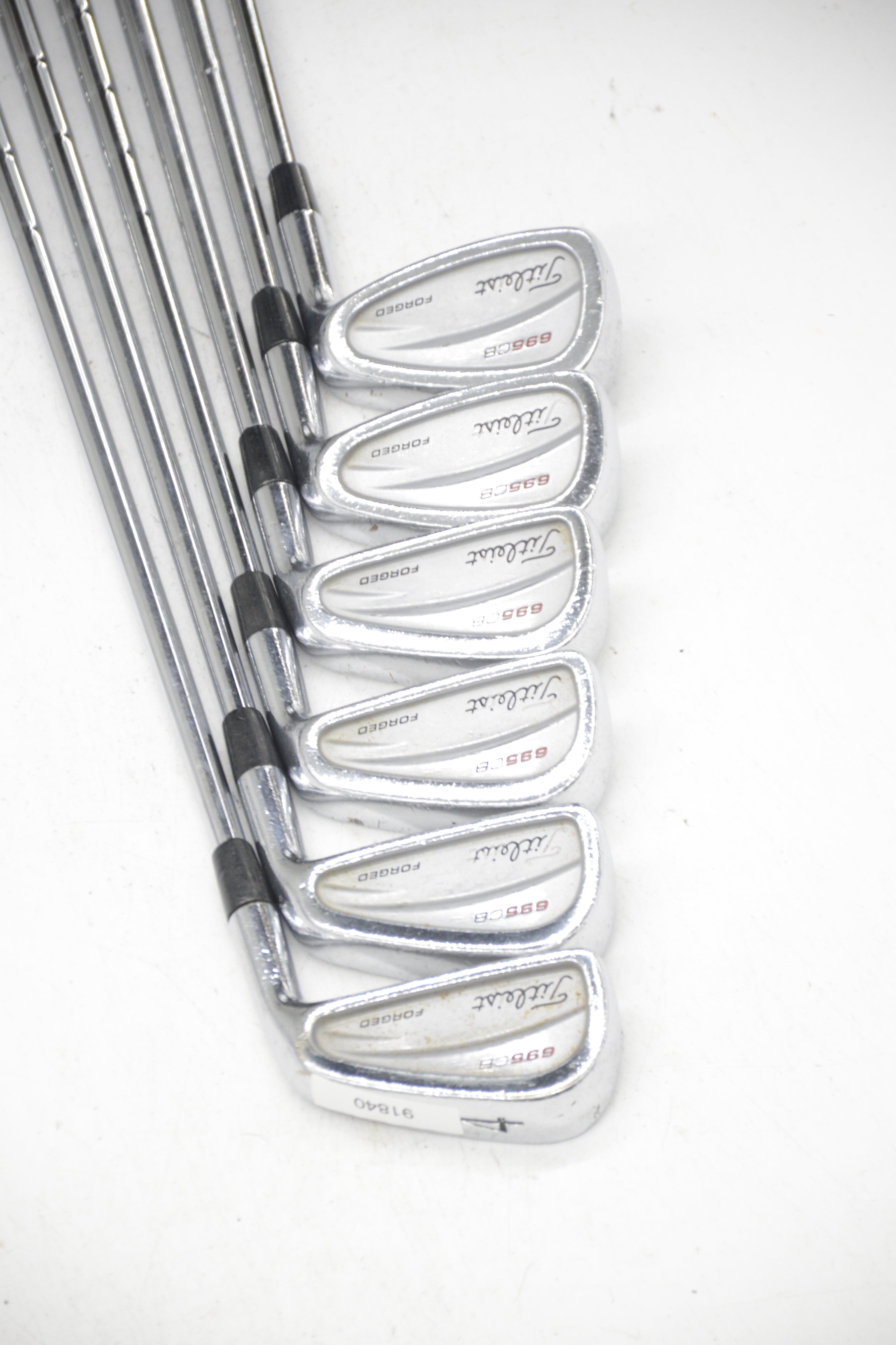 Titleist 695 CB Forged 4-9 Iron Set S Flex -0.25" Golf Clubs GolfRoots 