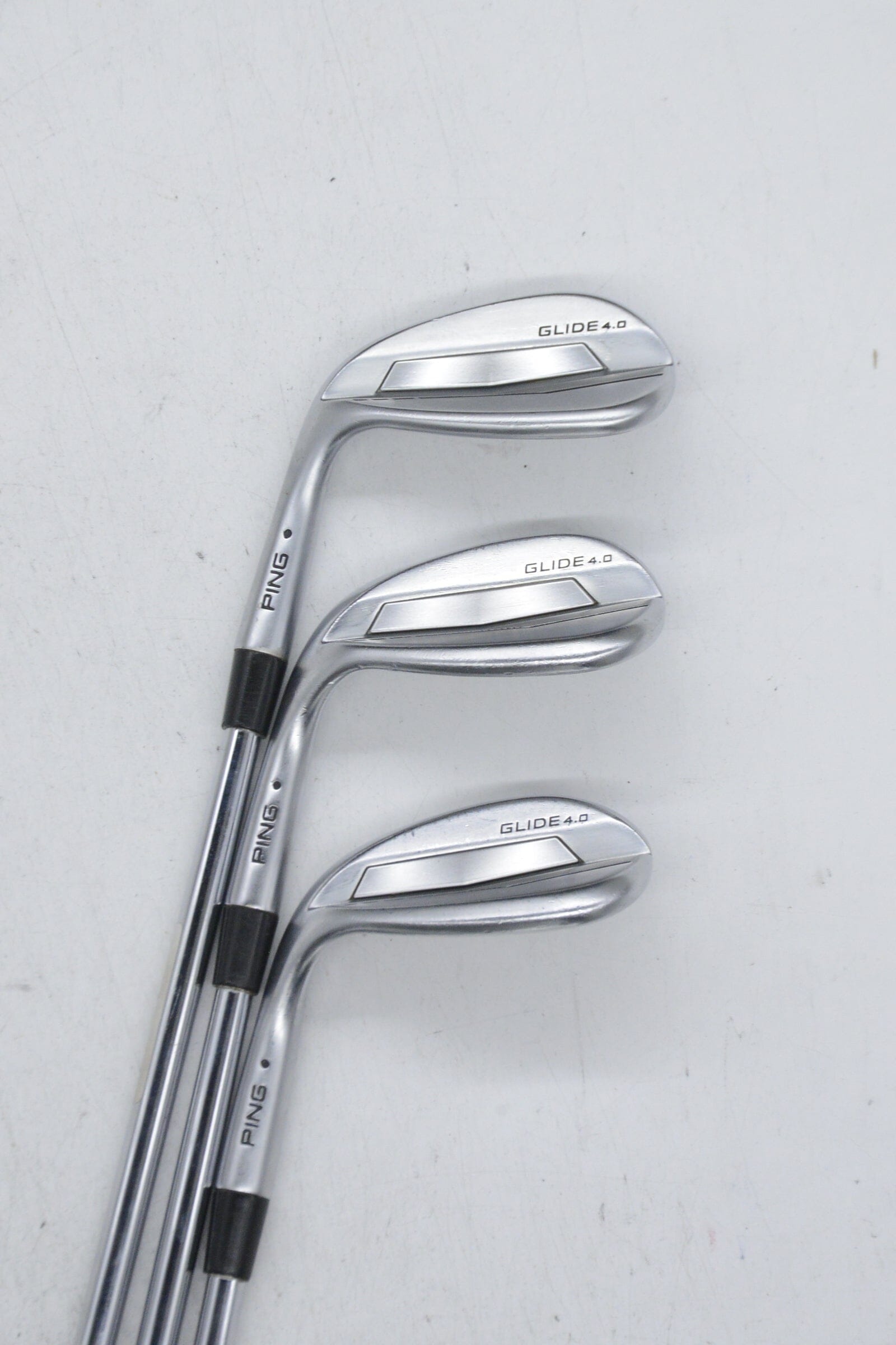 Lefty Ping Glide 4.0 S 50, 54, 58 Degree Wedge Set S Flex Golf Clubs GolfRoots 