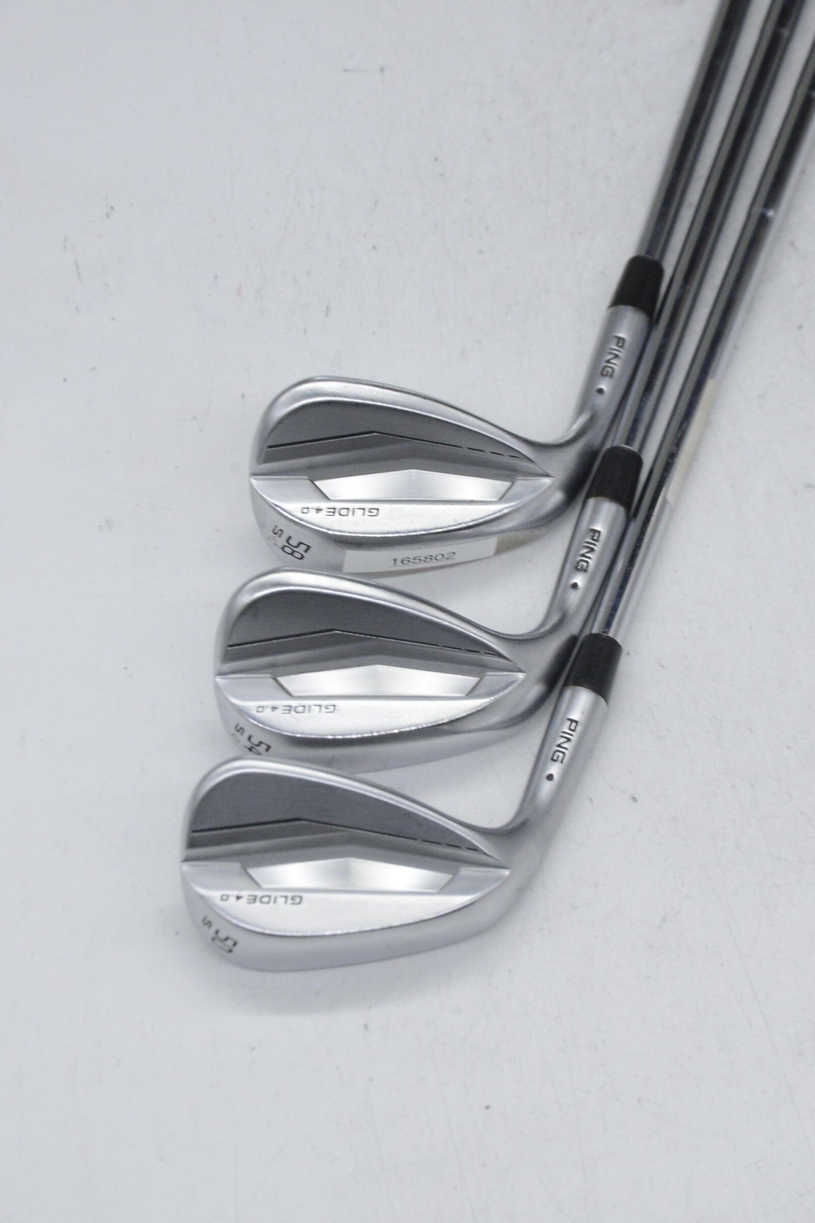 Lefty Ping Glide 4.0 S 50, 54, 58 Degree Wedge Set S Flex Golf Clubs GolfRoots 