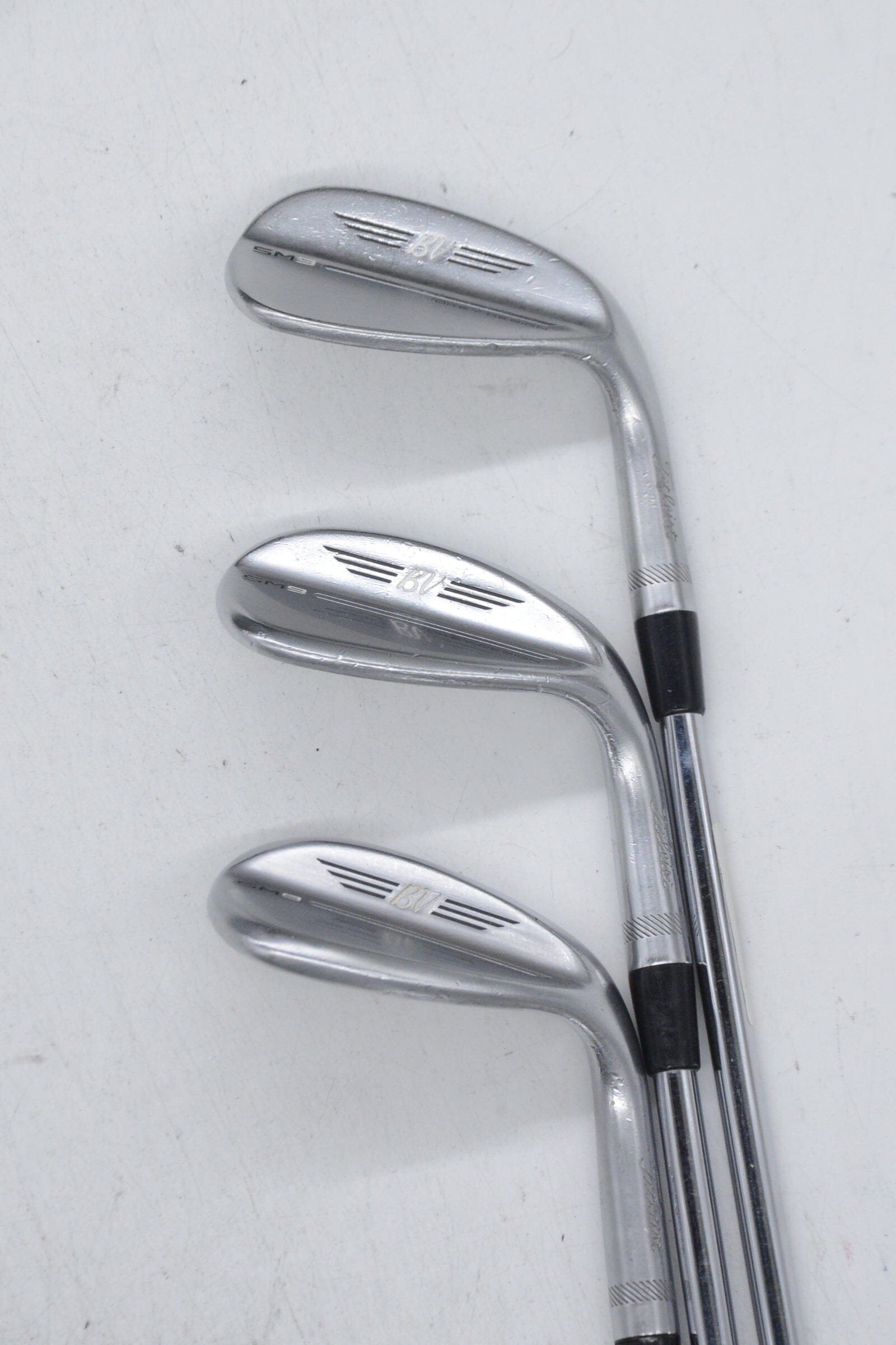 Titleist Vokey SM9 Tour Chrome 52, 56, 60 Degree Wedge Set Wedge Flex Golf Clubs GolfRoots 