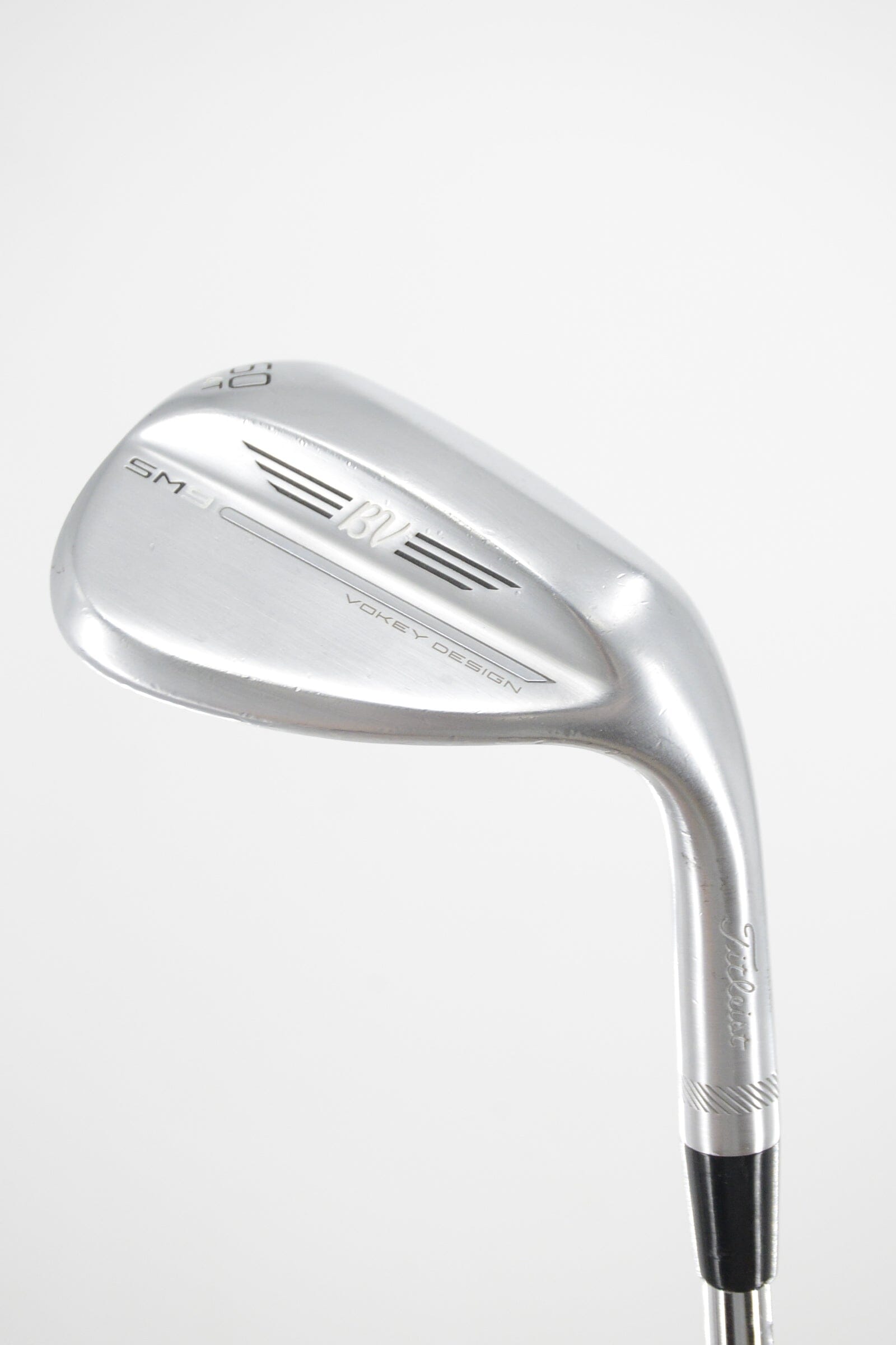 Titleist Vokey SM9 Tour Chrome 60 Degree Wedge S Flex 34.75" Golf Clubs GolfRoots 