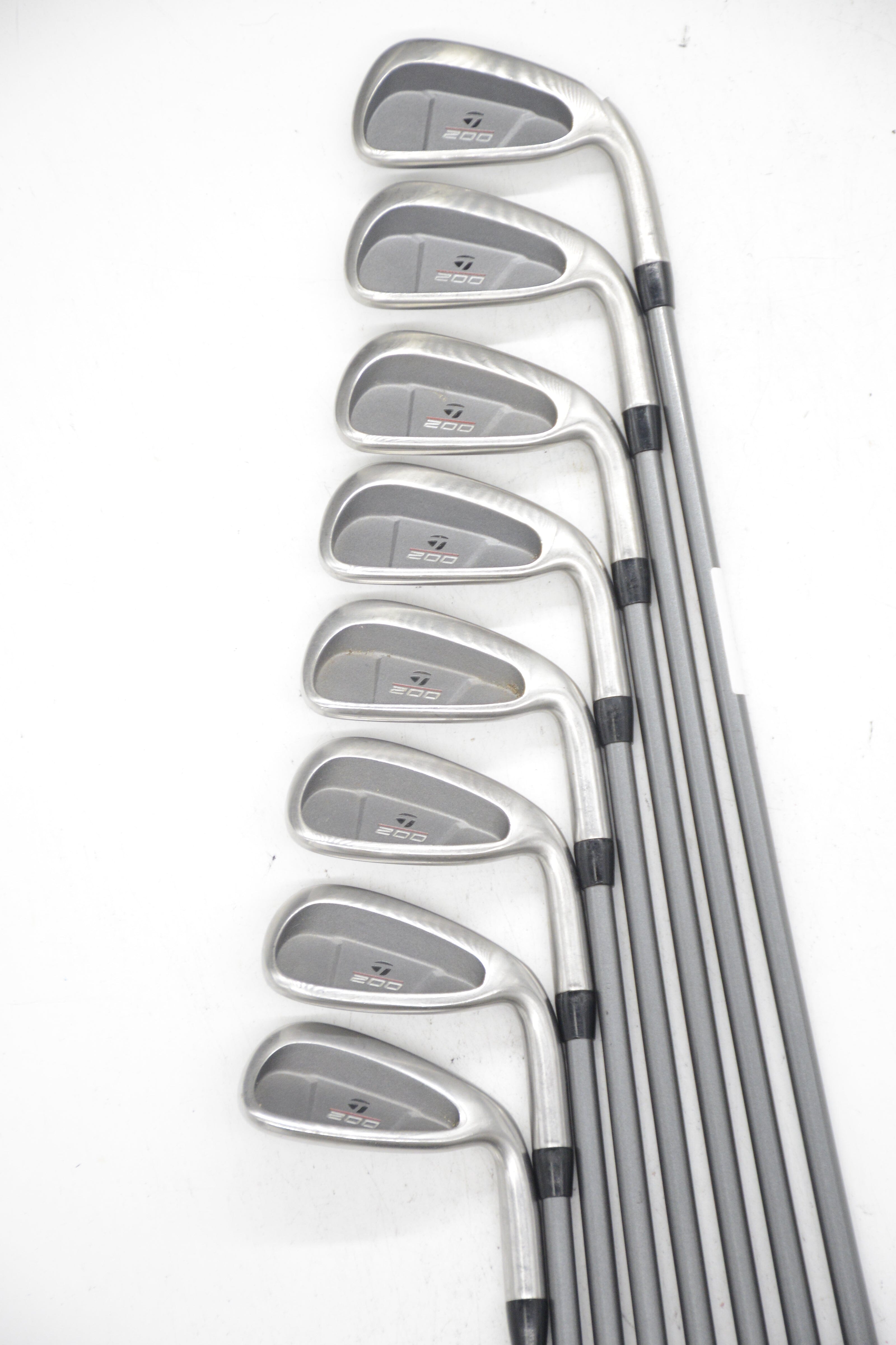 TaylorMade 200 Steel 3-PW Iron Set R Flex -0.25" Golf Clubs GolfRoots 