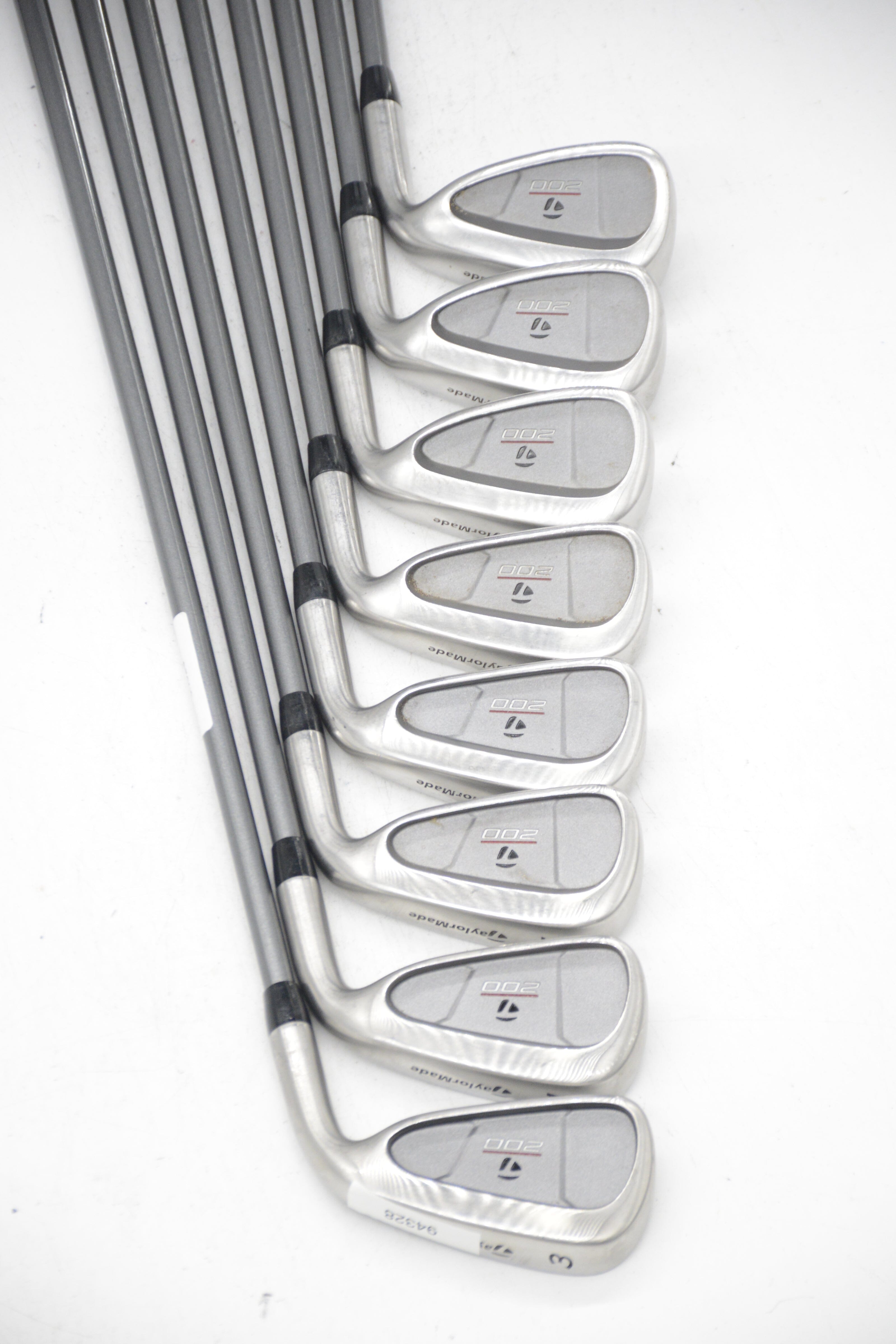 TaylorMade 200 Steel 3-PW Iron Set R Flex -0.25" Golf Clubs GolfRoots 