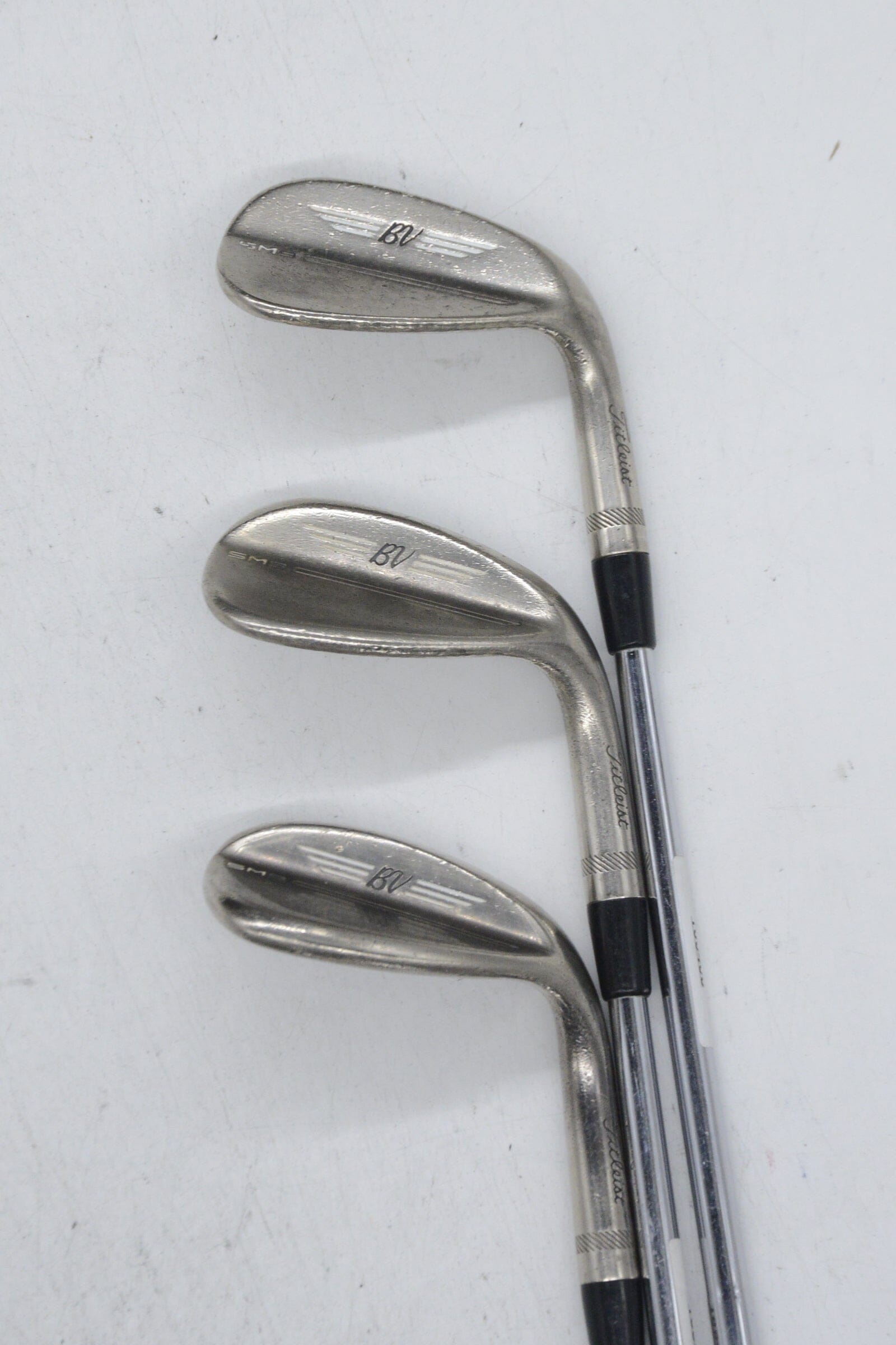 Titleist Vokey SM9 Brushed Steel 50, 54, 60 Degree Wedge Set Wedge Flex Golf Clubs GolfRoots 