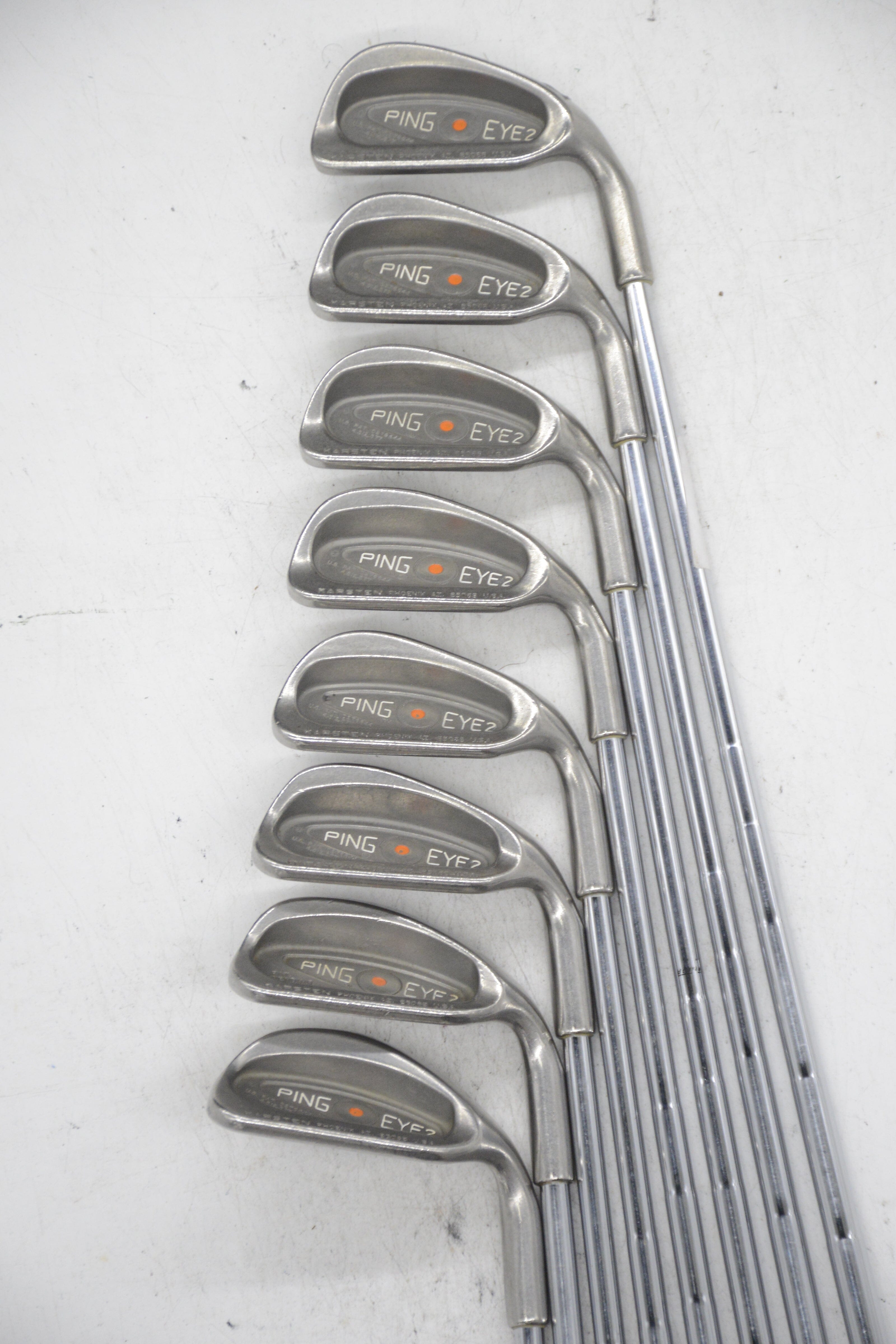 Ping Eye 2 4-PW, SW Iron Set S Flex -0.5" Golf Clubs GolfRoots 