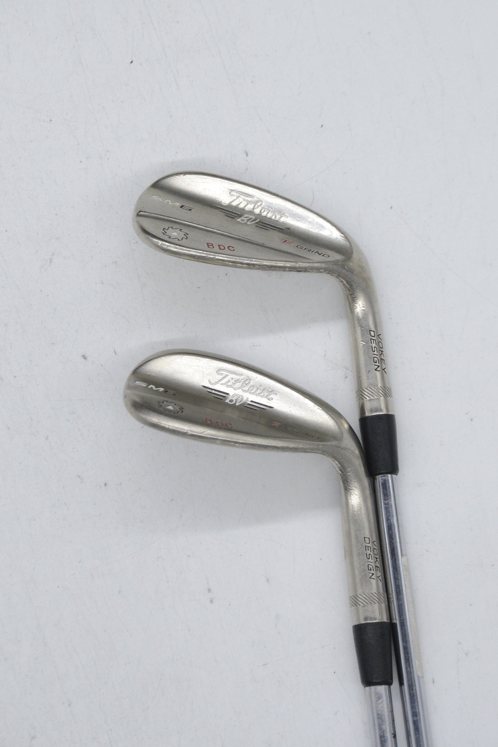 Titleist Vokey SM6 Steel Gray 52 & 58 Degree Wedge Set Wedge Flex Golf Clubs GolfRoots 