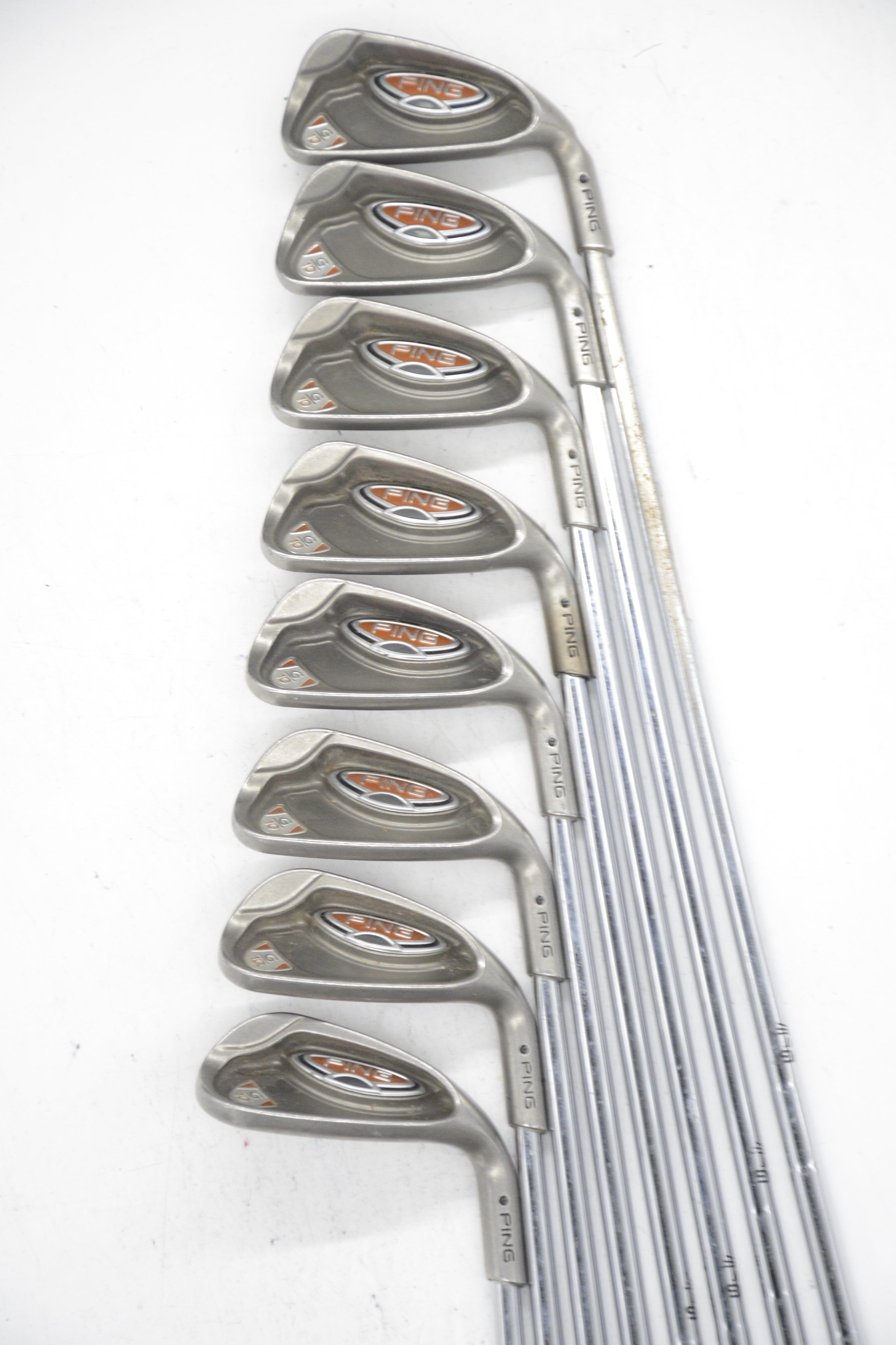 Ping G10 4-PW, SW Iron Set R Flex Std Length Golf Clubs GolfRoots 