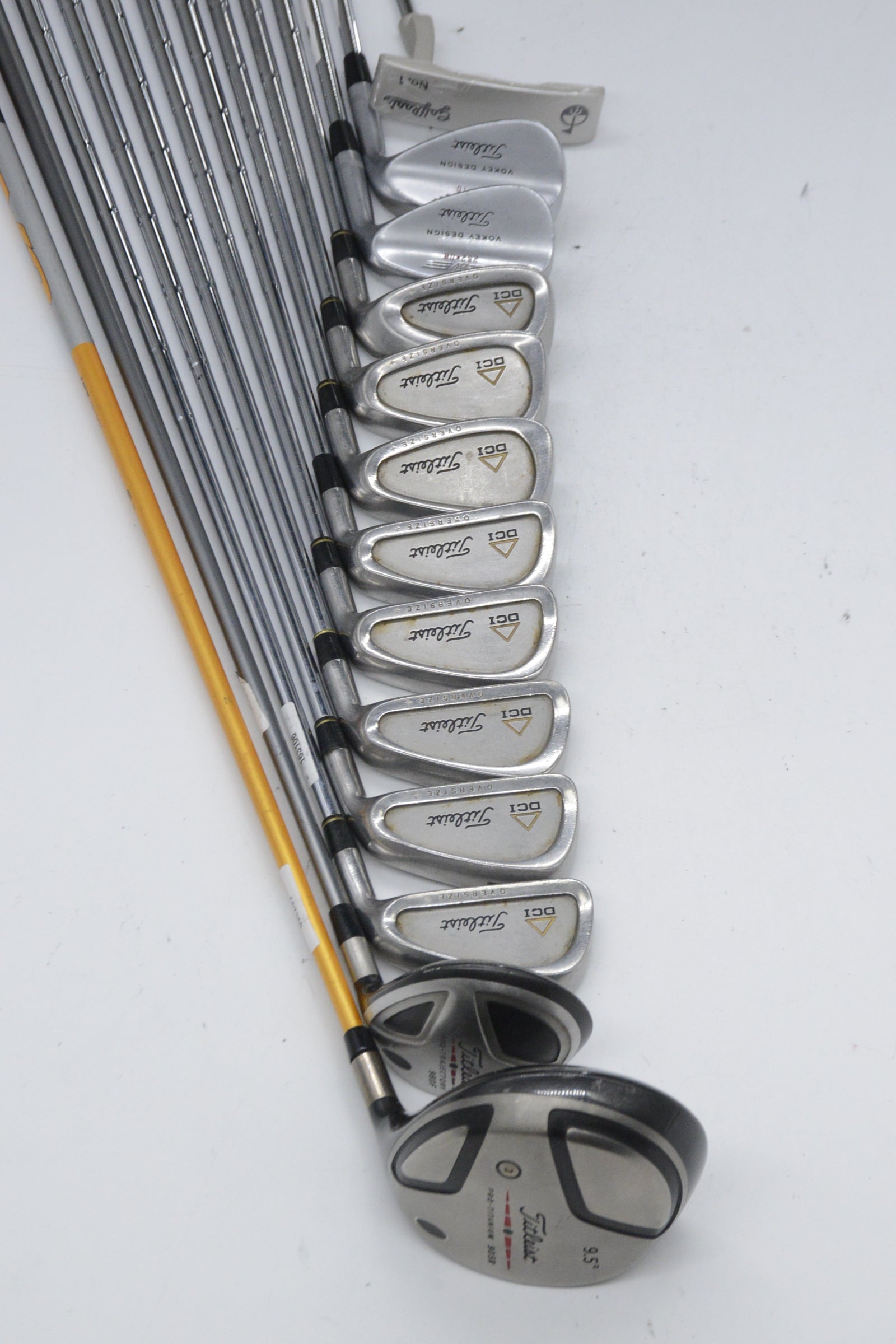 Titleist DCI Oversize + Mixed Full Set S Flex Std Length