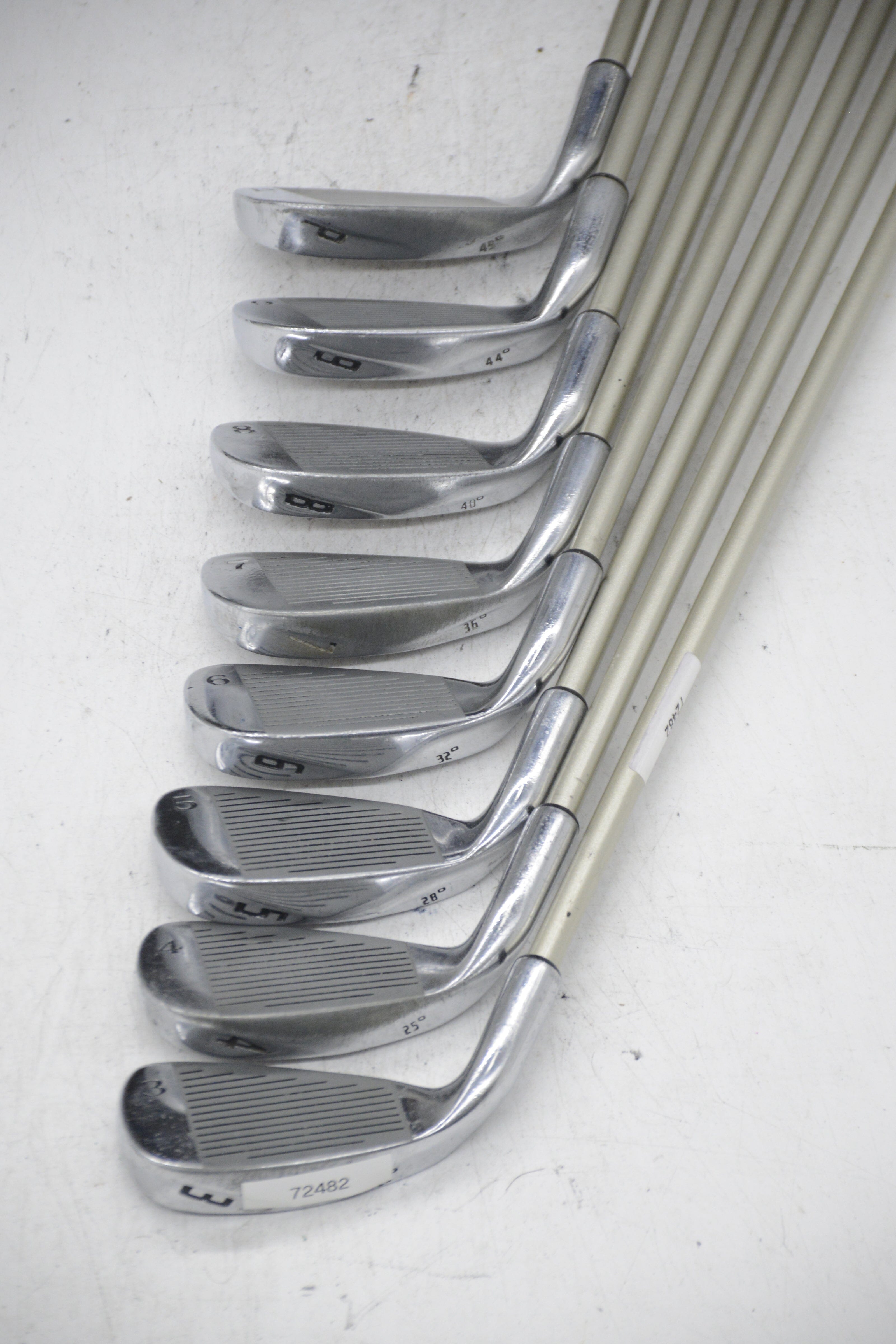 Women's Proselect Wave 3-PW Iron Set W Flex -0.25" Golf Clubs GolfRoots 