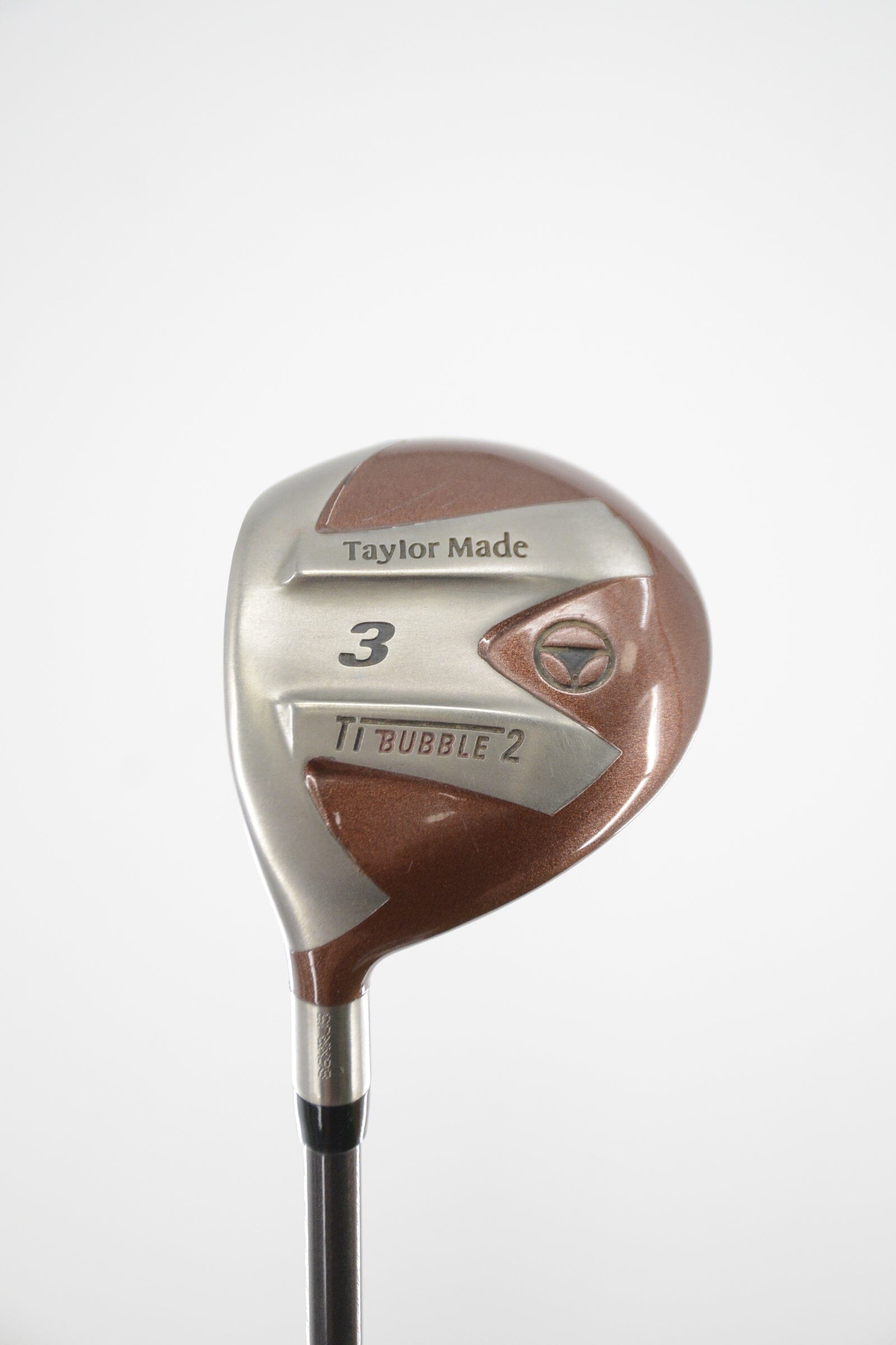Lefty TaylorMade Titanium Bubble 2 3 Wood S Flex 43.25" Golf Clubs GolfRoots 
