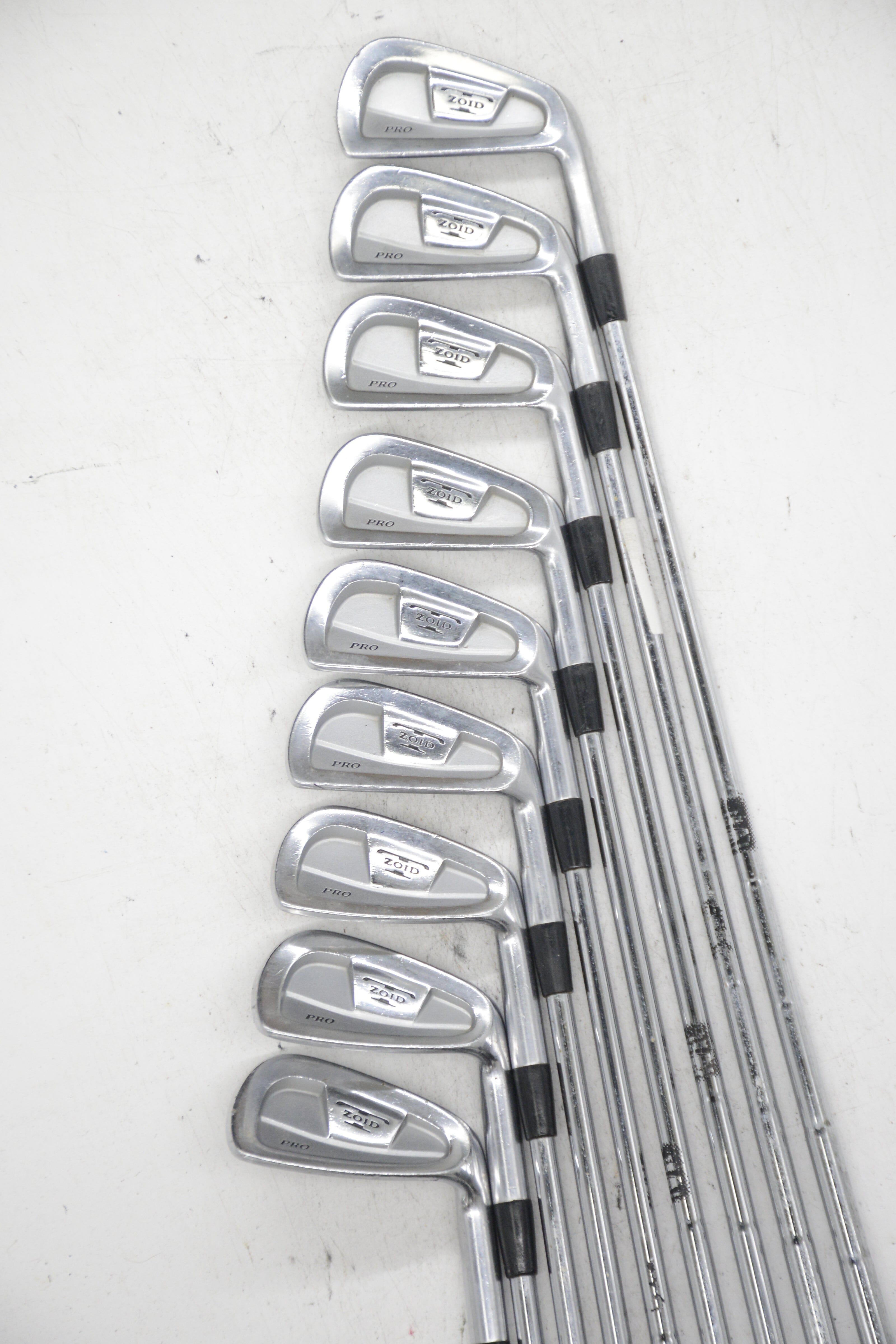 Mizuno T-Zoid Pro Forged 2-4, 6-PW Iron Set S Flex Std Length Golf Clubs GolfRoots 