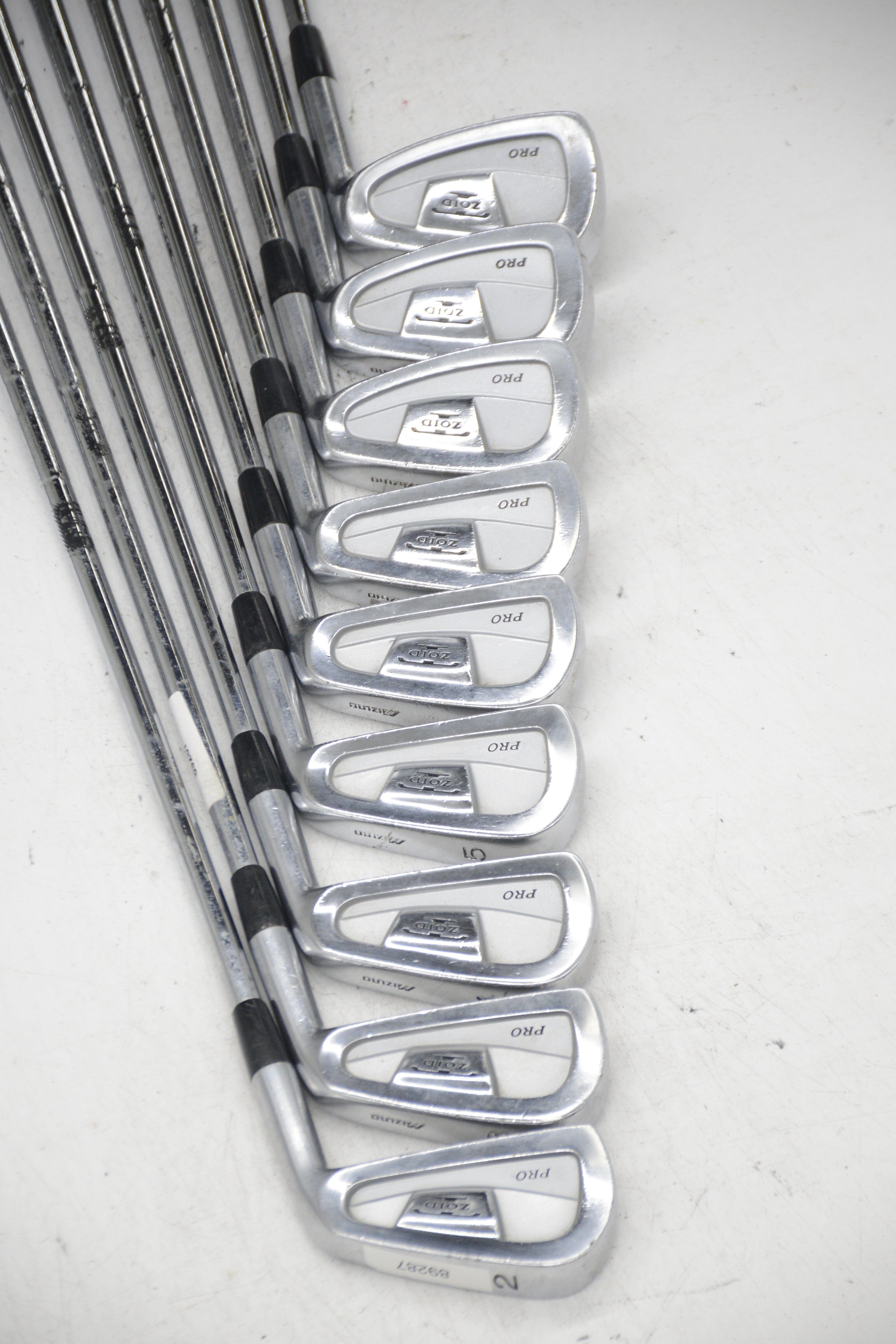 Mizuno T-Zoid Pro Forged 2-4, 6-PW Iron Set S Flex Std Length Golf Clubs GolfRoots 