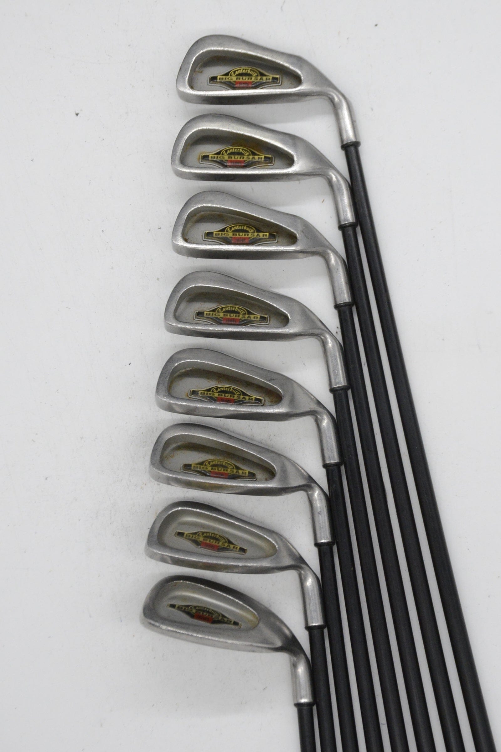 Canterbury Big Bursar 4-PW, SW Iron Set S Flex -0.25" Golf Clubs GolfRoots 