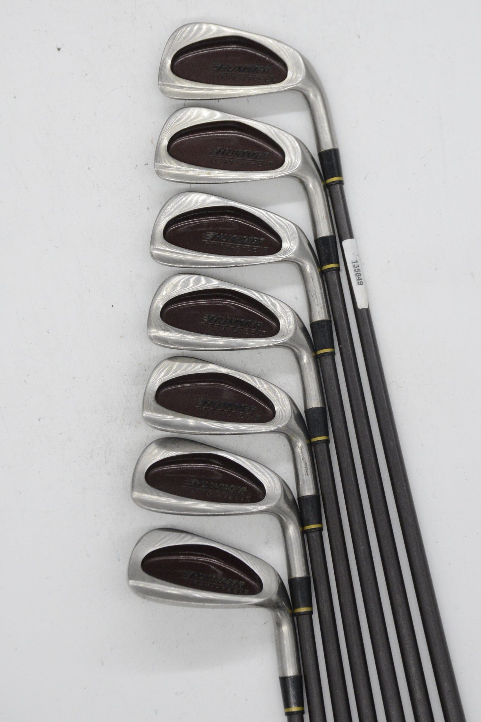 Hummer Titan Steel II 3-8, PW Iron Set S Flex -1.25" Golf Clubs GolfRoots 