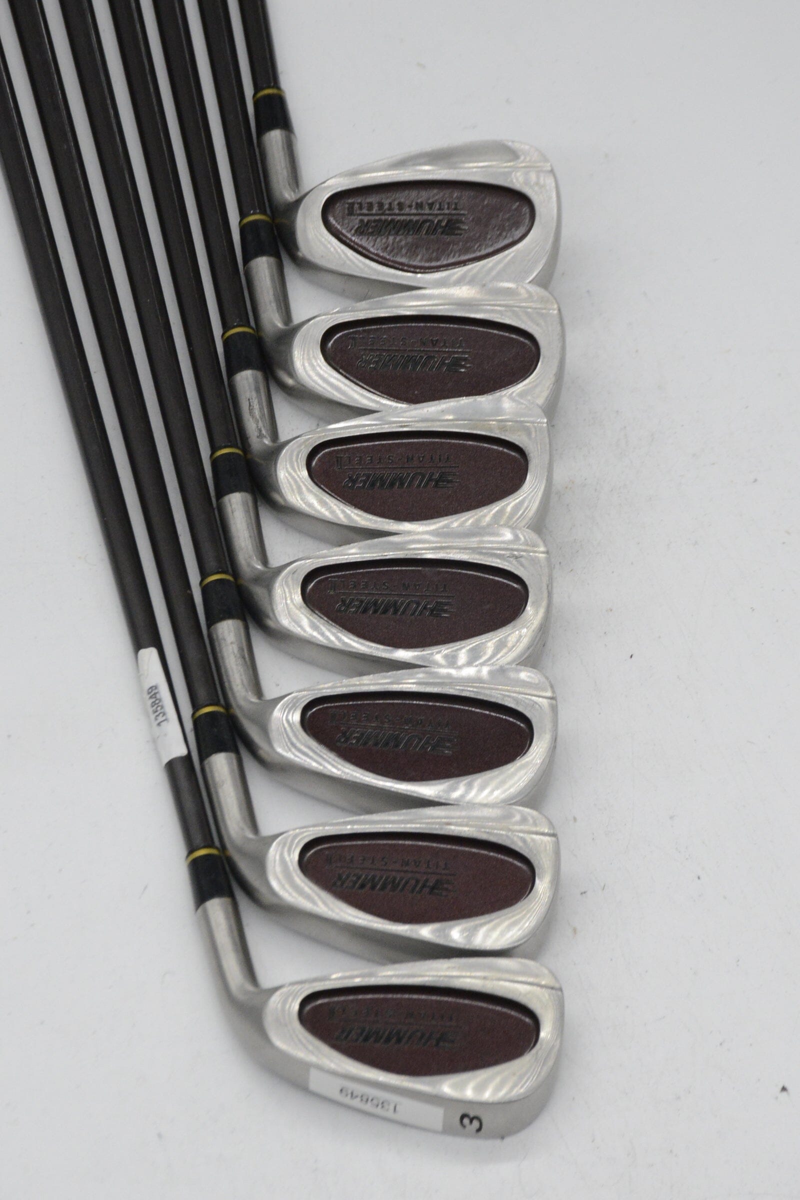 Hummer Titan Steel II 3-8, PW Iron Set S Flex -1.25" Golf Clubs GolfRoots 
