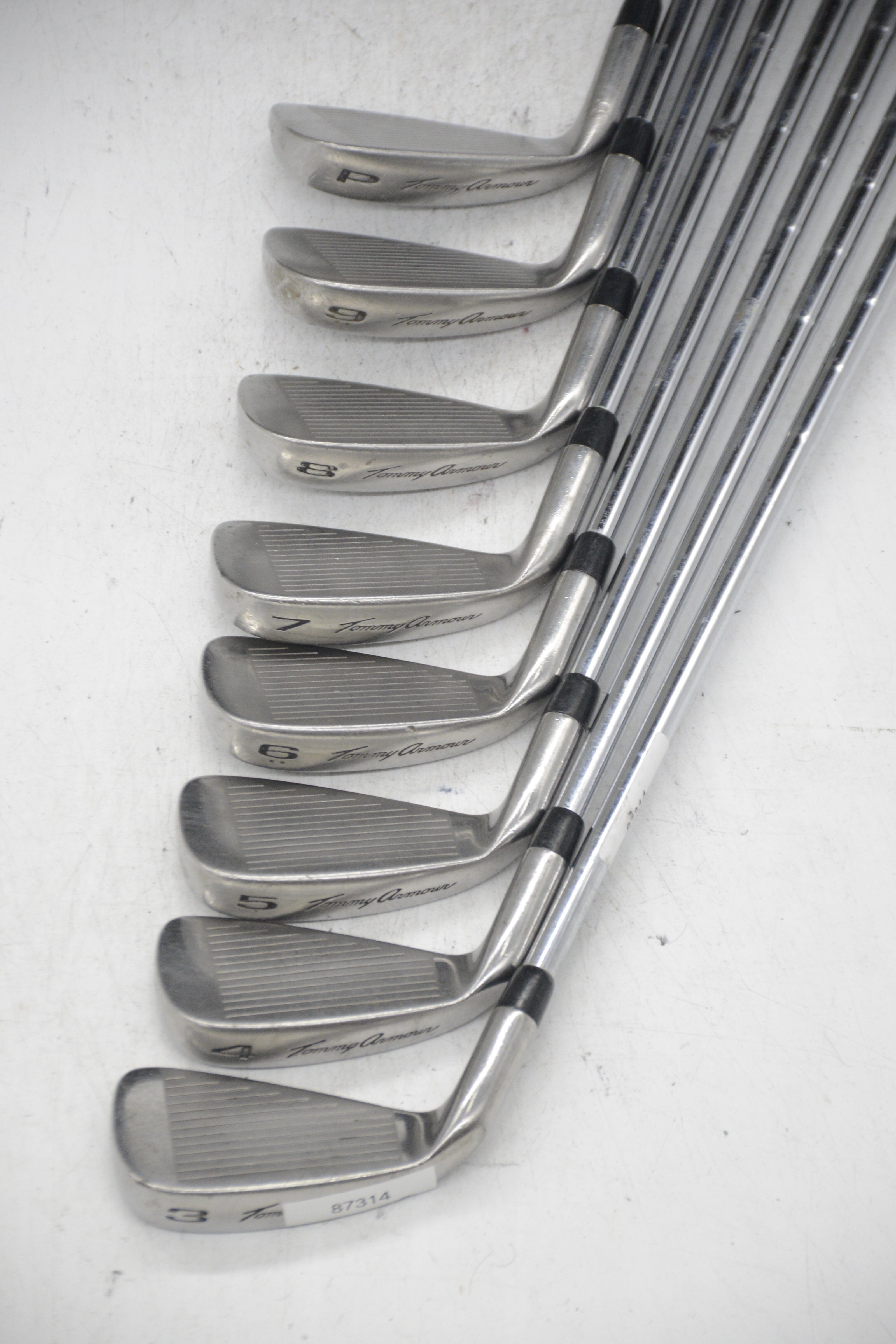 Tommy Armour 845 3-PW Iron Set R Flex -0.25" Golf Clubs GolfRoots 