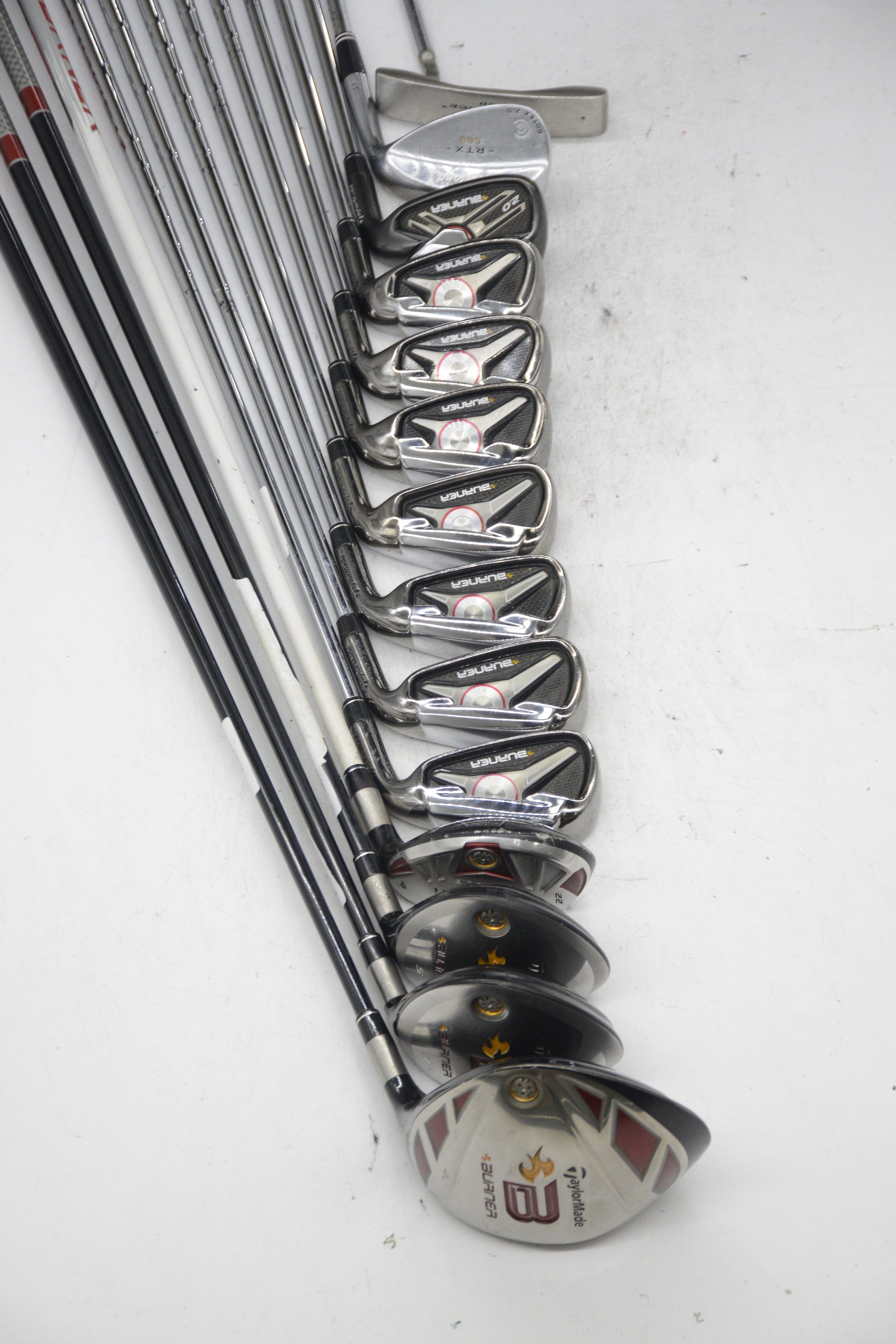 TaylorMade Burner 2.0 Mixed Full Set R Flex +0.25" Golf Clubs GolfRoots 