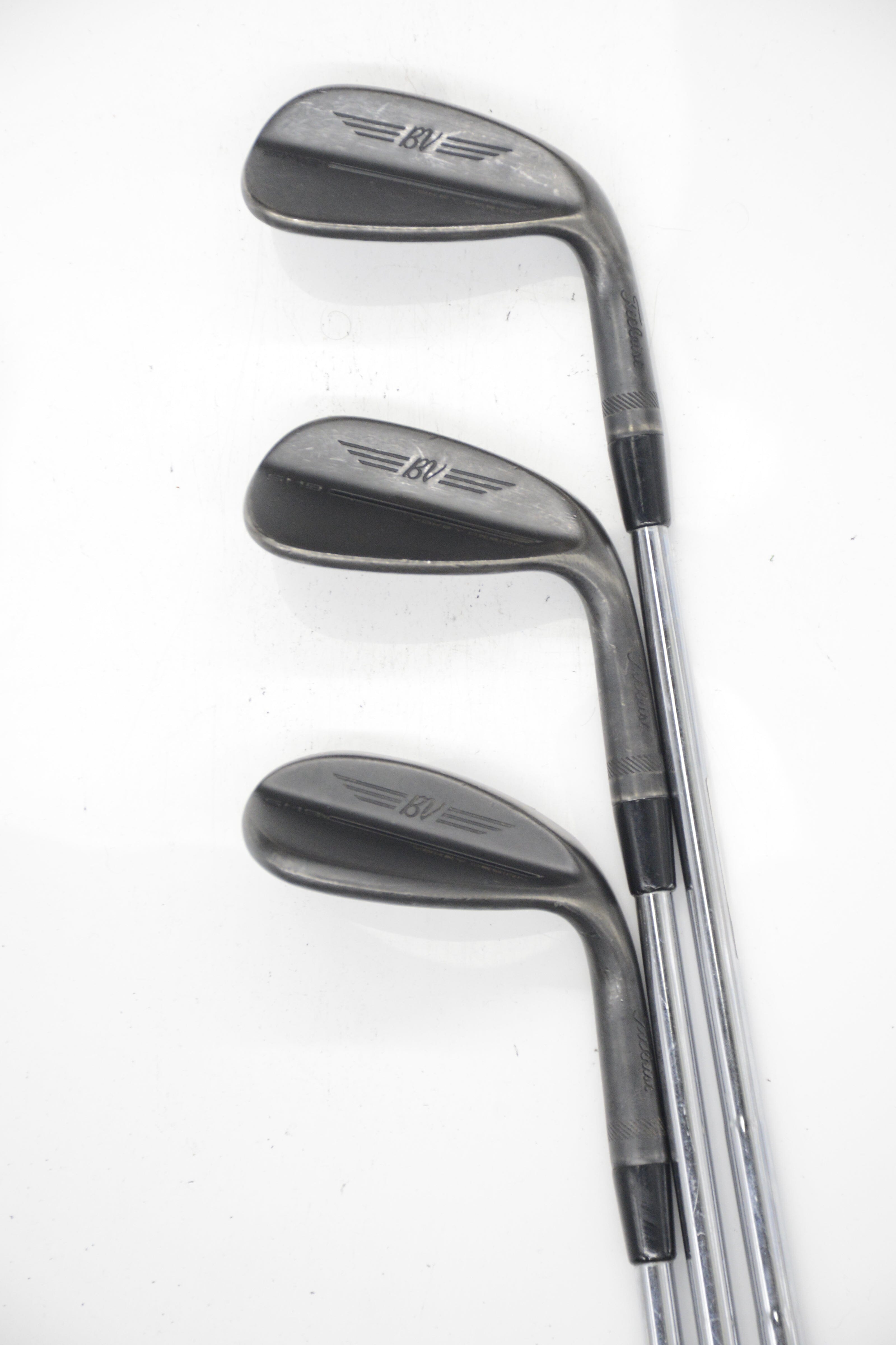 Titleist Vokey SM9 Jet Black 48, 52, 58 Degree Wedge Set Wedge Flex Golf Clubs GolfRoots 