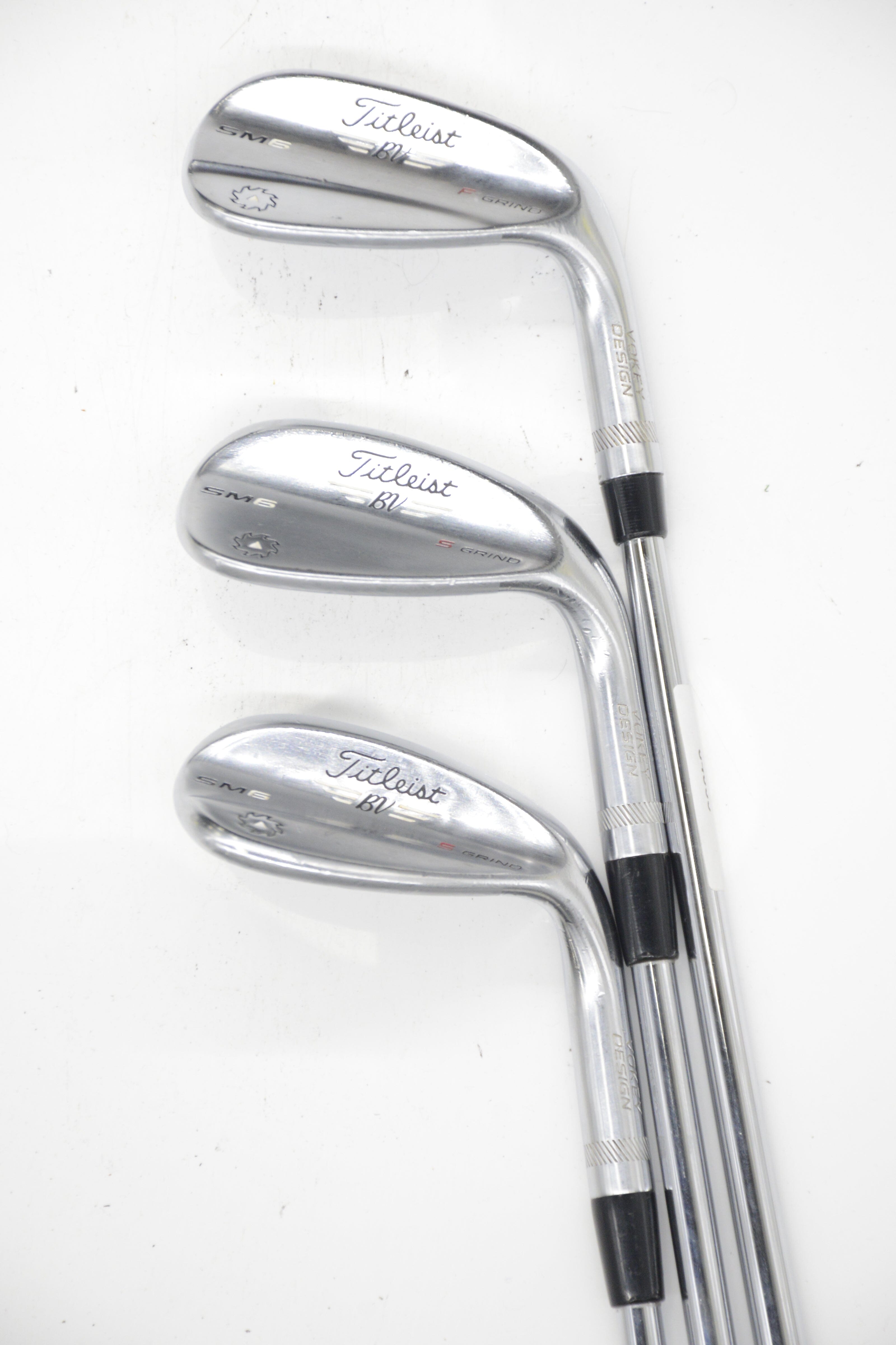 Titleist Vokey SM6 Tour Chrome 50, 54, 58 Degree Wedge Set Wedge Flex Golf Clubs GolfRoots 