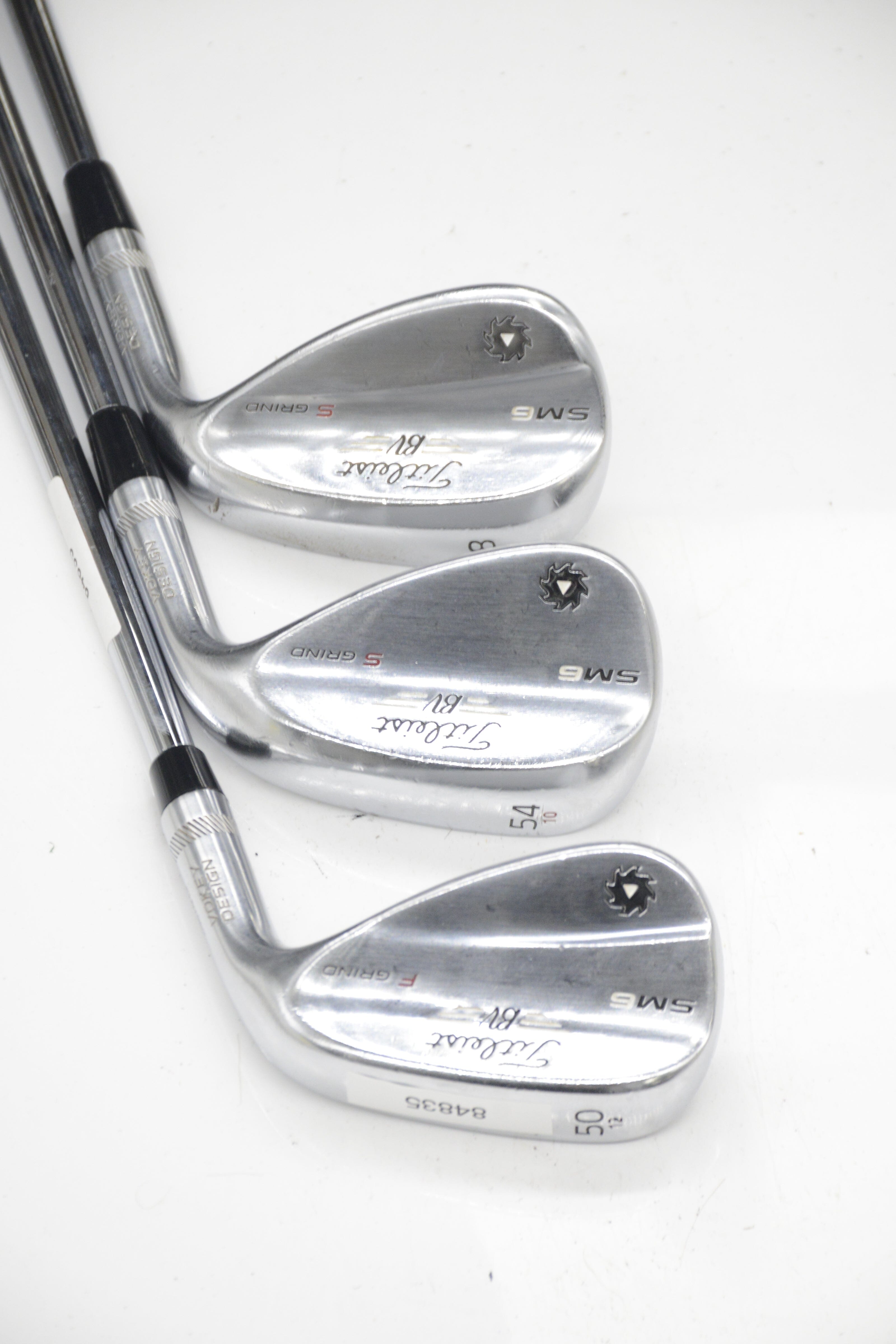 Titleist Vokey SM6 Tour Chrome 50, 54, 58 Degree Wedge Set Wedge Flex Golf Clubs GolfRoots 