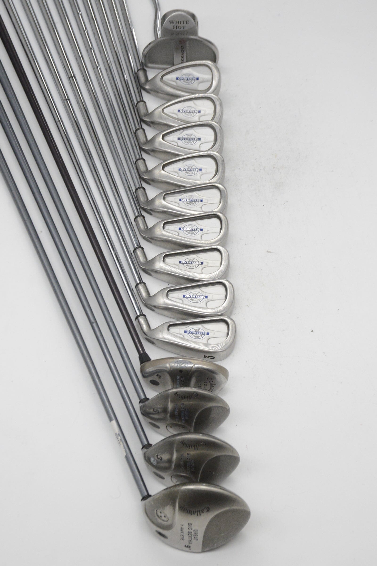 Callaway Steelhead X-14 Mixed Full Set S Flex Std Length Golf Clubs GolfRoots 