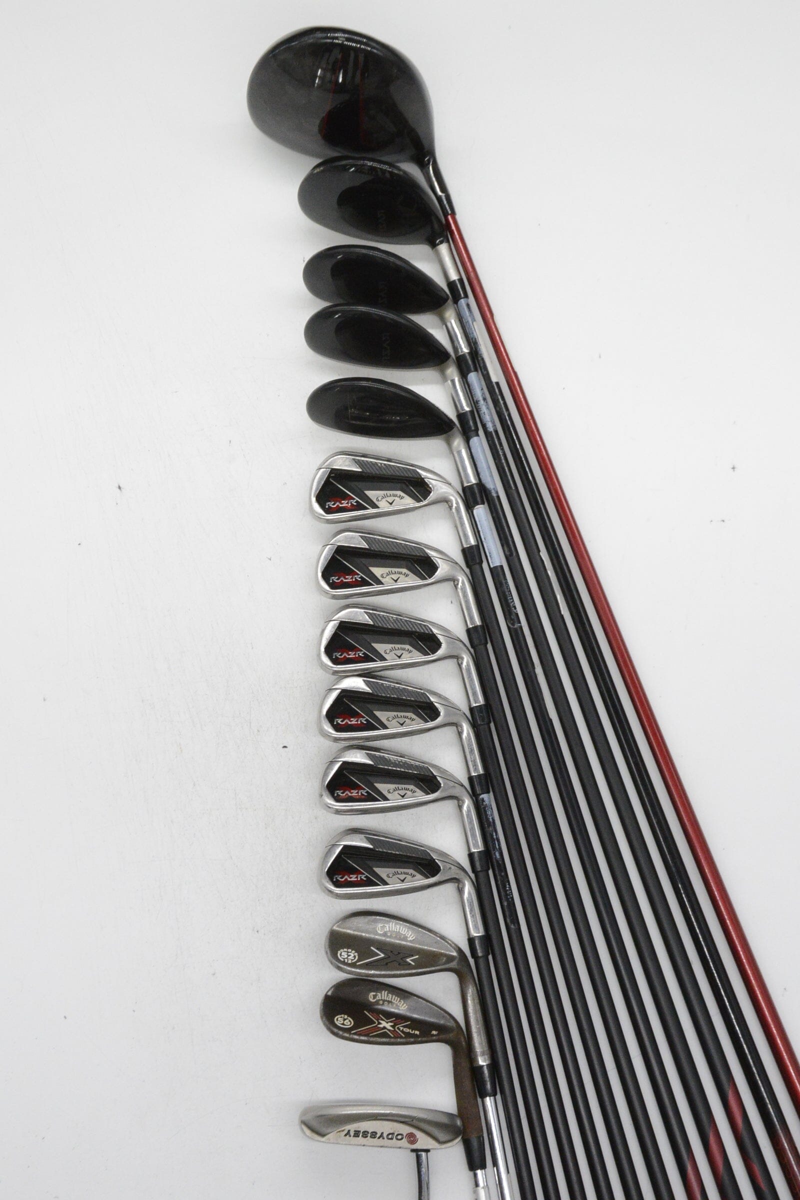Callaway RAZR X Mixed Full Set R Flex -0.5" Golf Clubs GolfRoots 