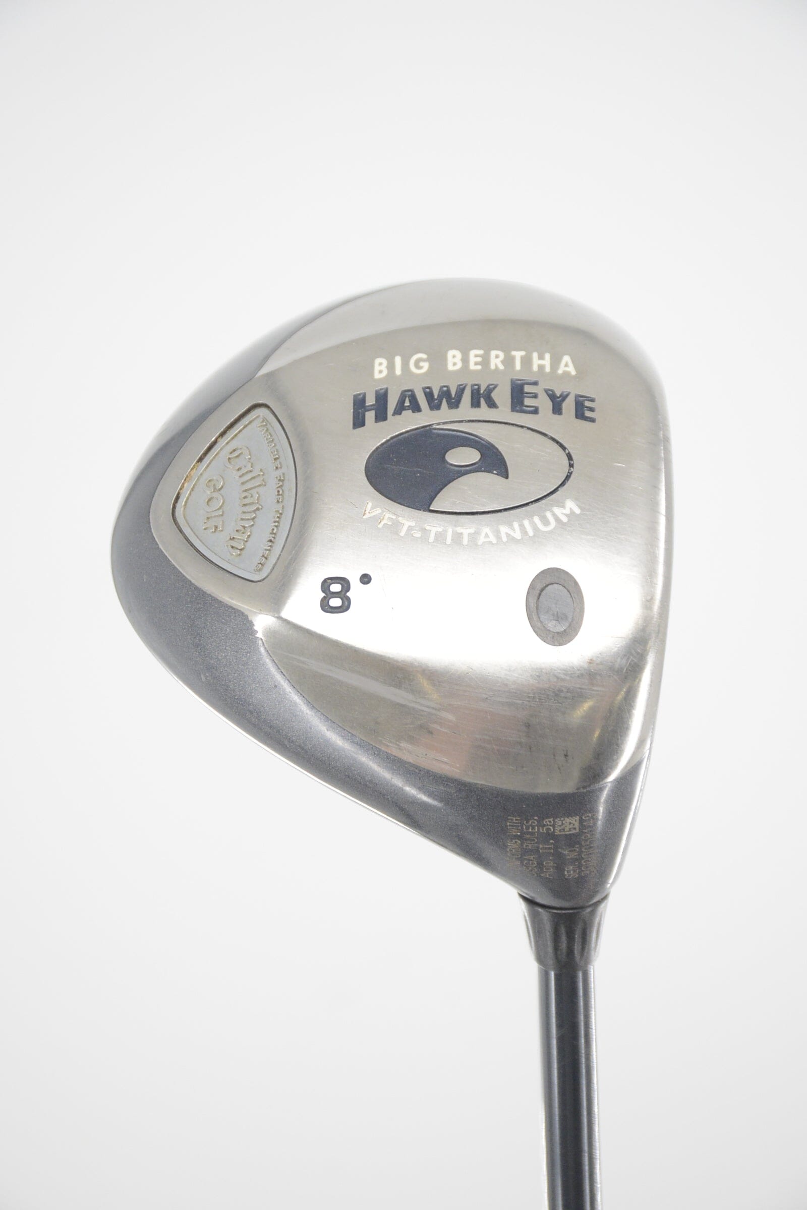 Callaway Hawk Eye VFT Titanium 8 Degree Driver S Flex 44.75" Golf Clubs GolfRoots 